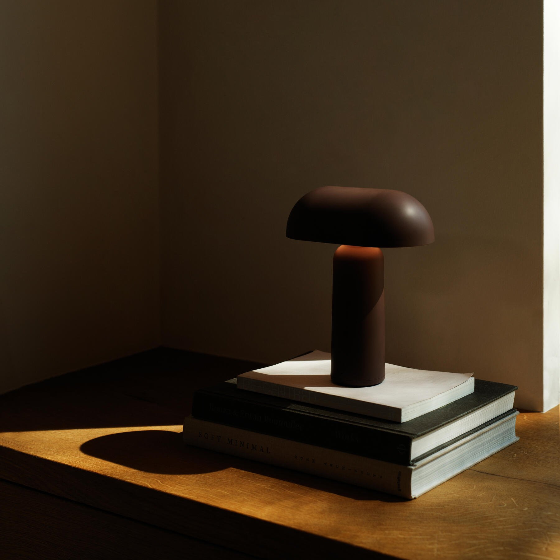 Normann Copenhagen Porta Oplaadbare Tafellamp - Bruin