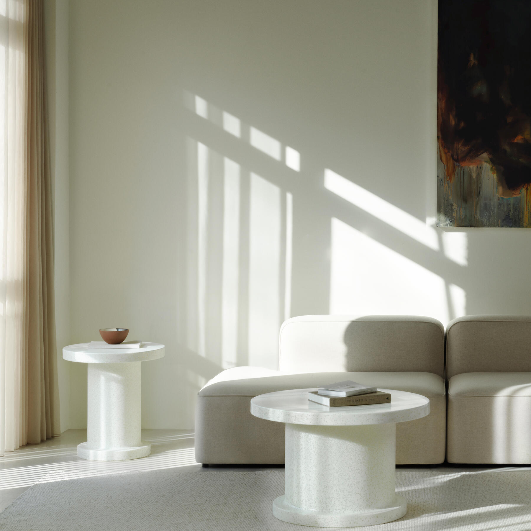  Normann Copenhagen Bit Bijzettafel Ø 75 cm - Wit