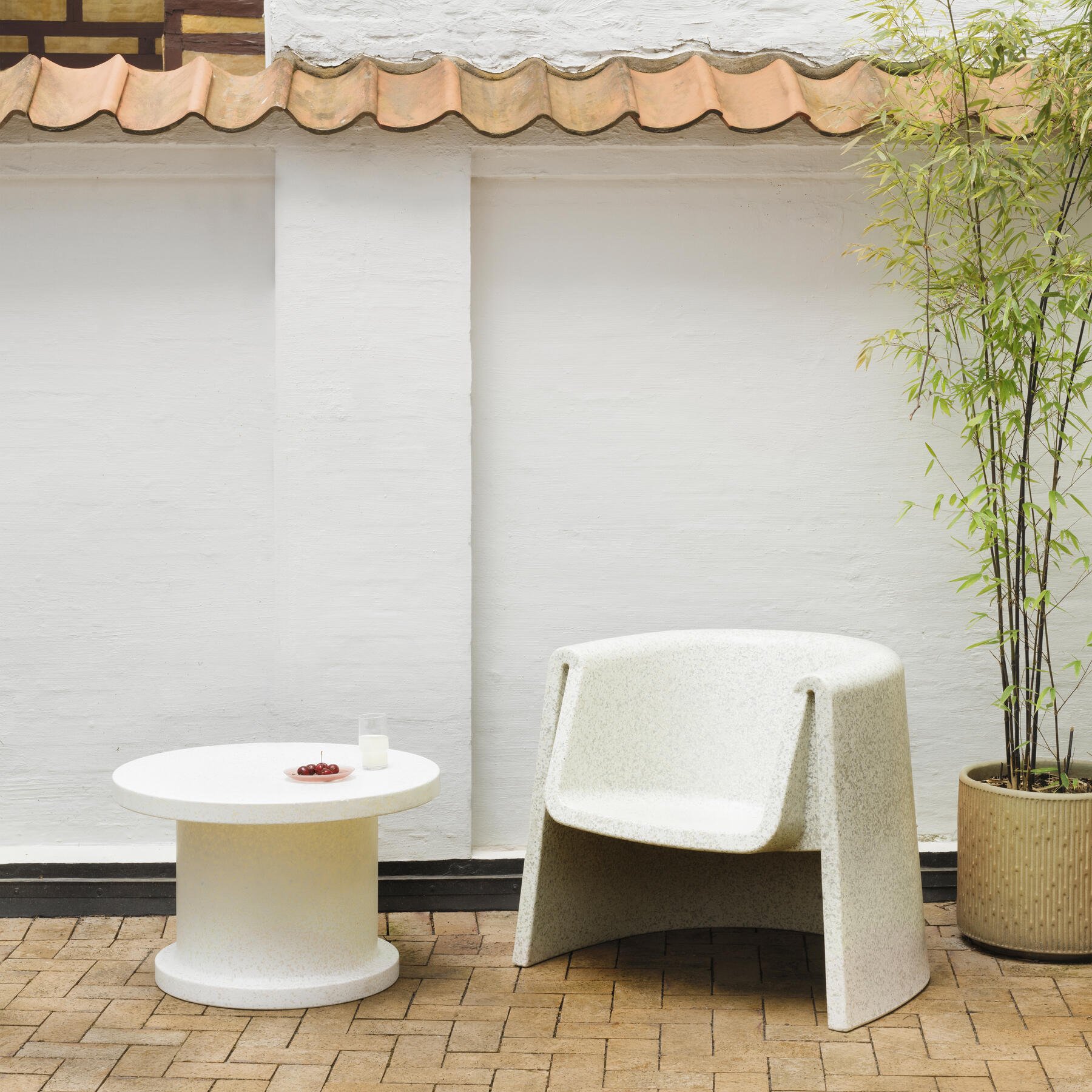  Normann Copenhagen Bit Bijzettafel Ø 75 cm - Wit