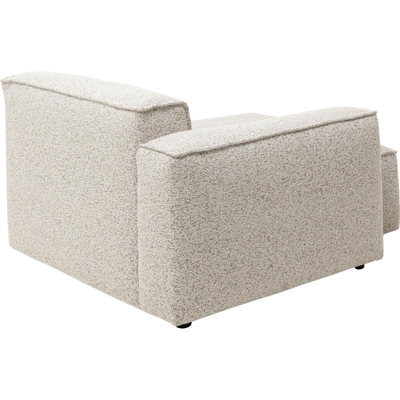 Kare Design Casanova hoek ligstoel - links - grijs