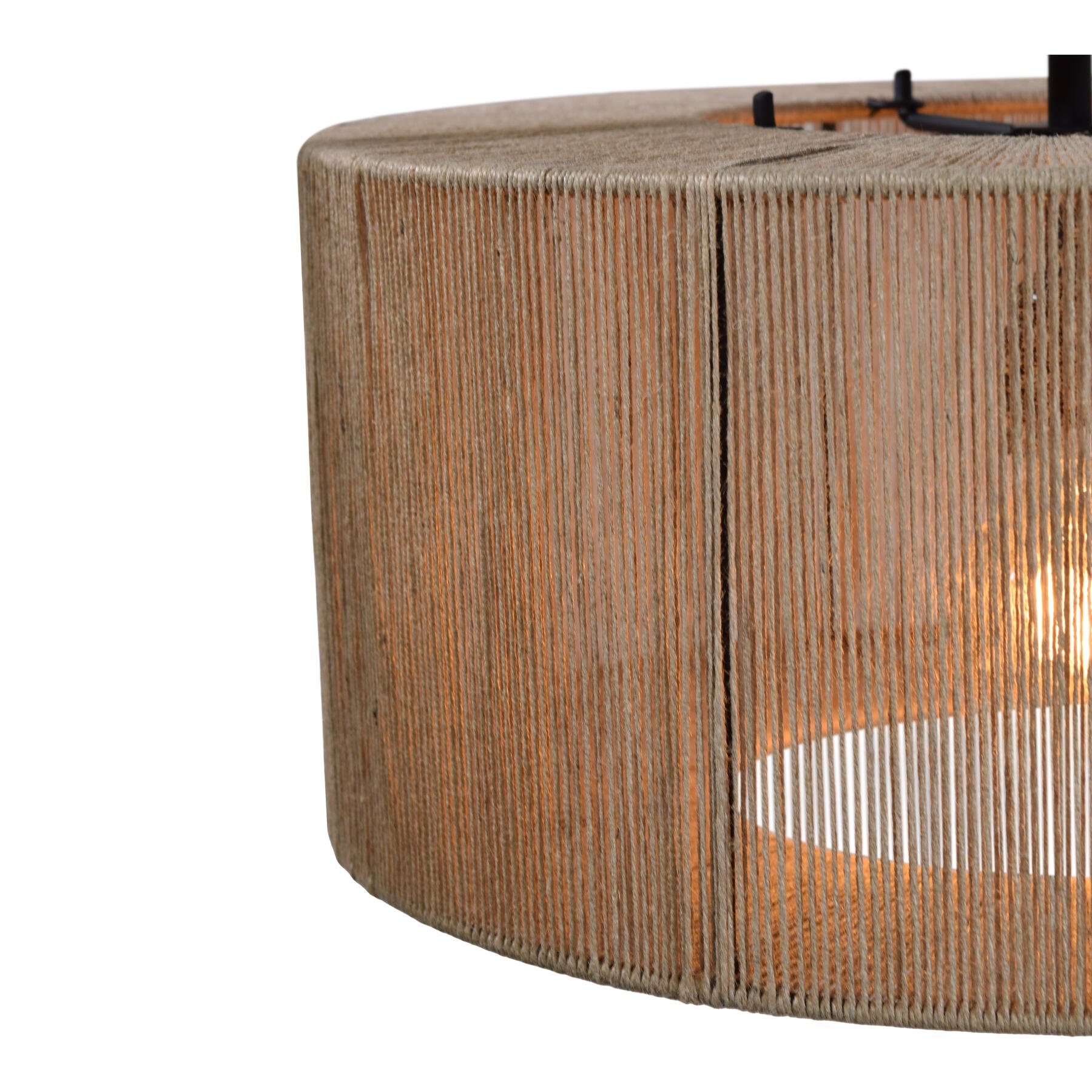 Urban Interiors - Plafondlamp - Drum Jute - Ø45