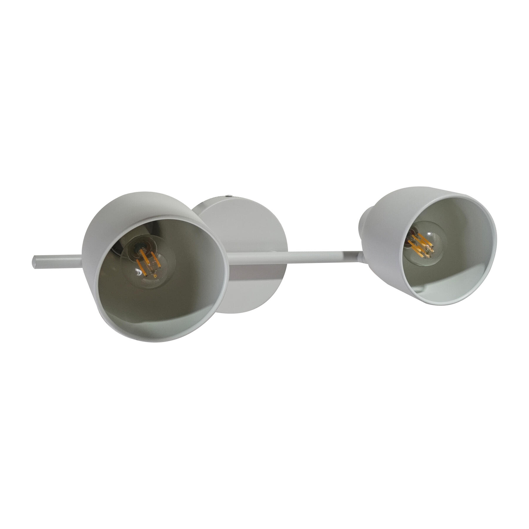 by fonQ Nohr Wandlamp - 2 Lichts - Warm Grijs