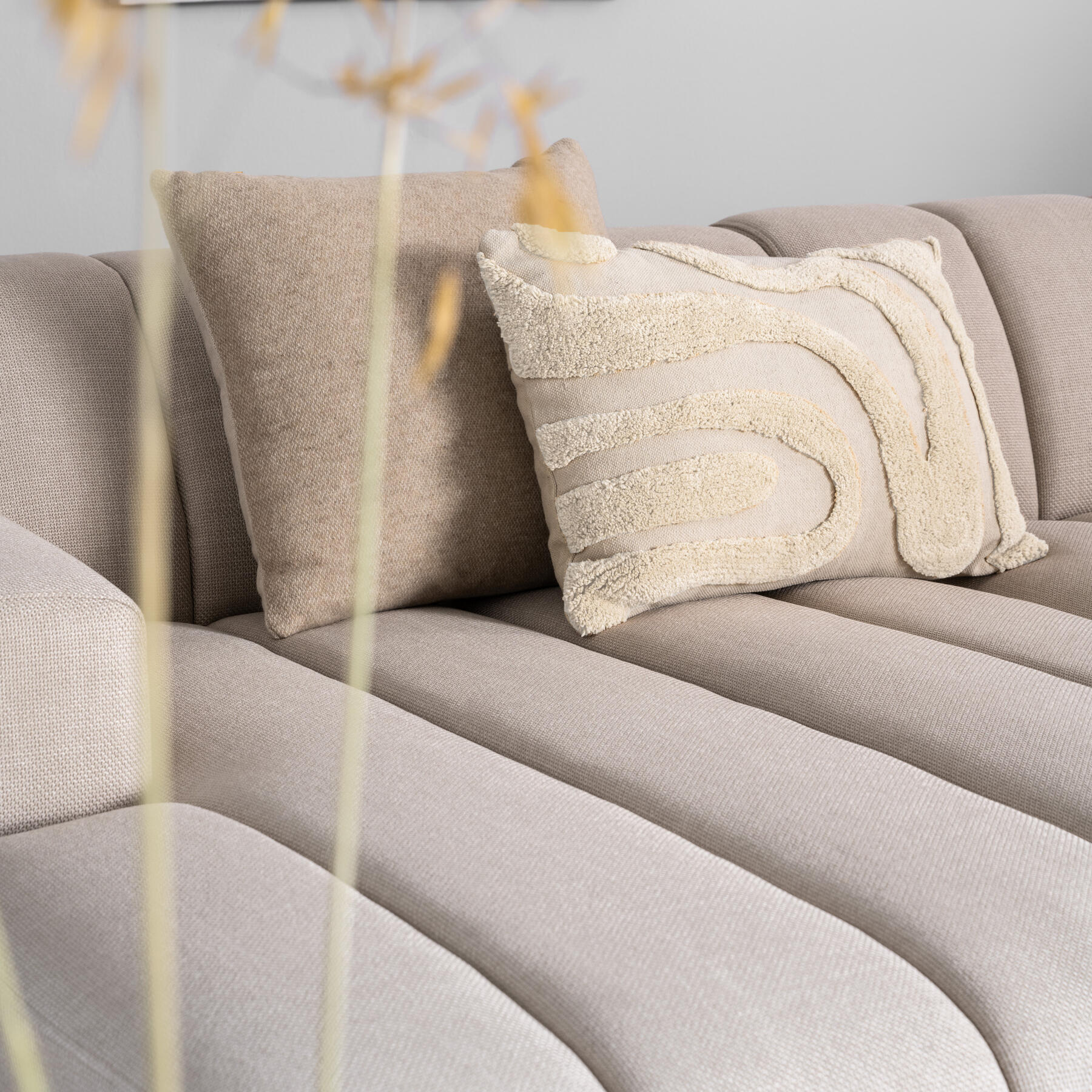 by fonQ Wave Sierkussen 40 x 60 cm - Beige