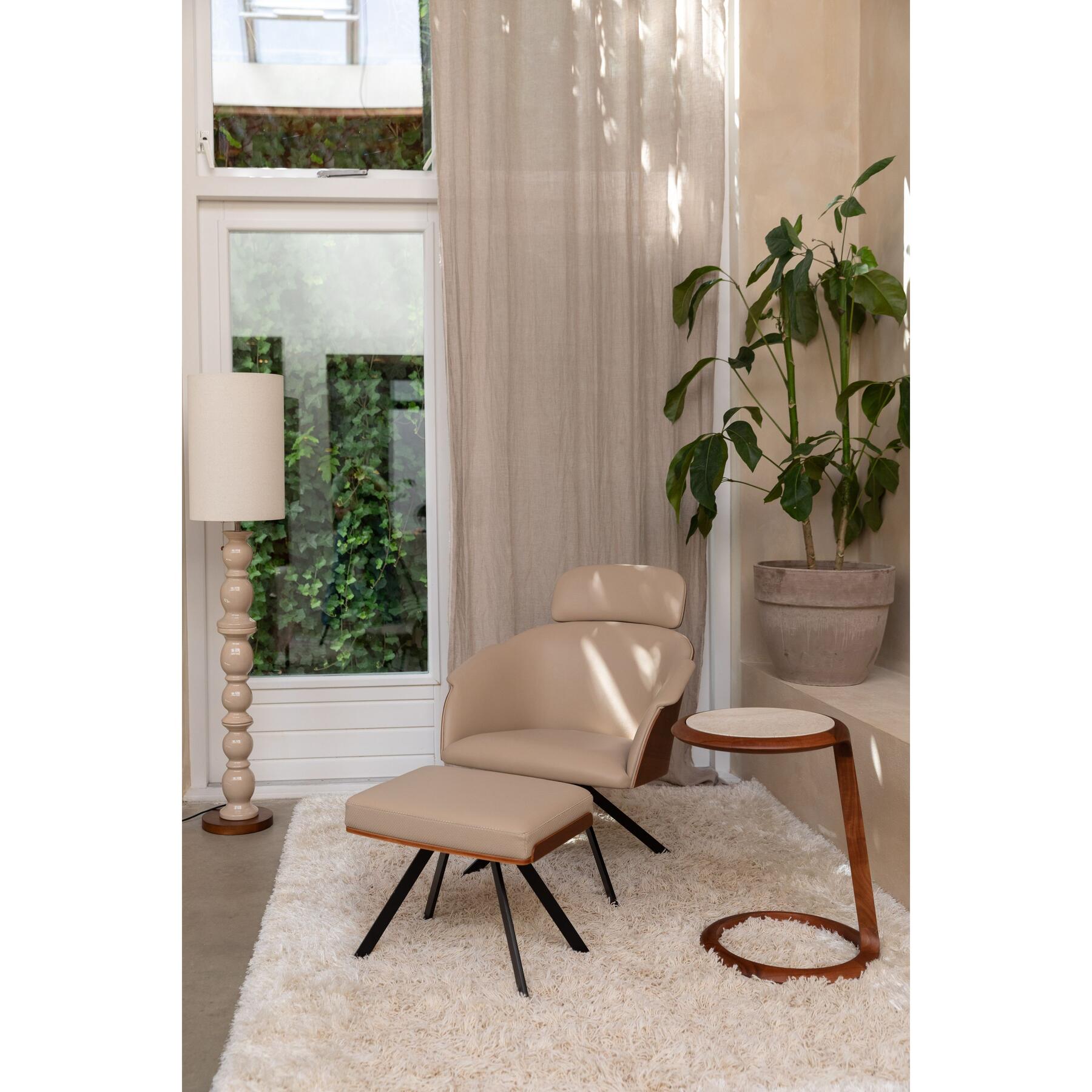 Zuiver Frie Kruk| Hocker - Beige
