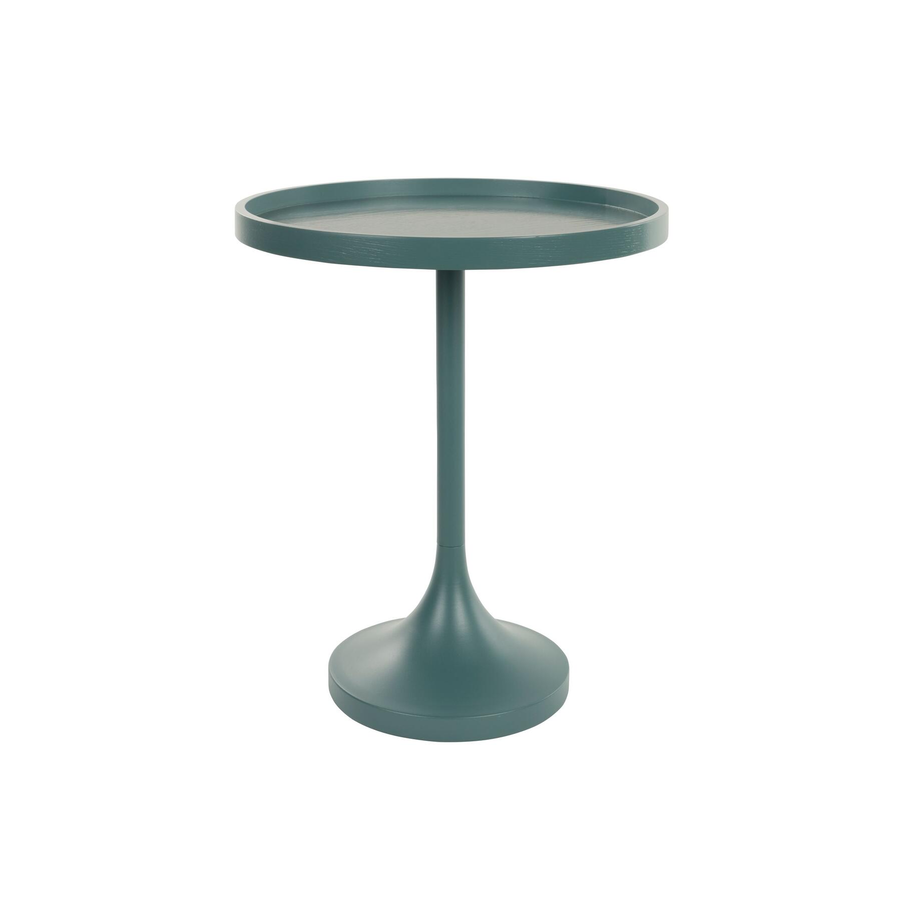 Zuiver Jason Bijzettafel Rond 46 cm Blauw