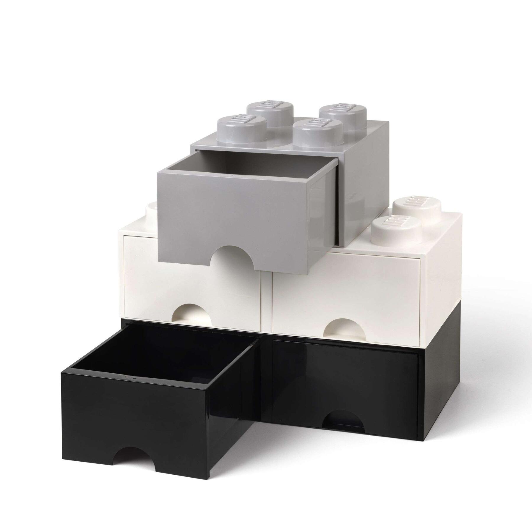 LEGO - Opberglade Brick 4, Grijs - LEGO