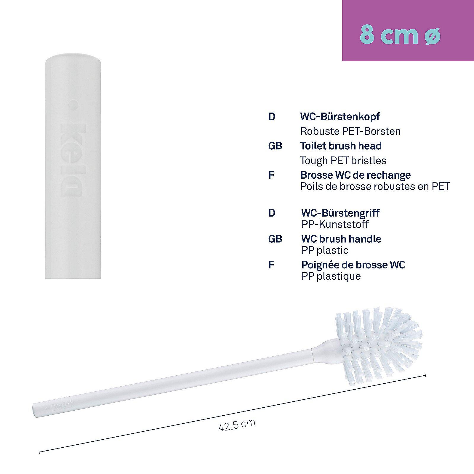 Kela - La Brosse Toiletborstel - Wit - Kela