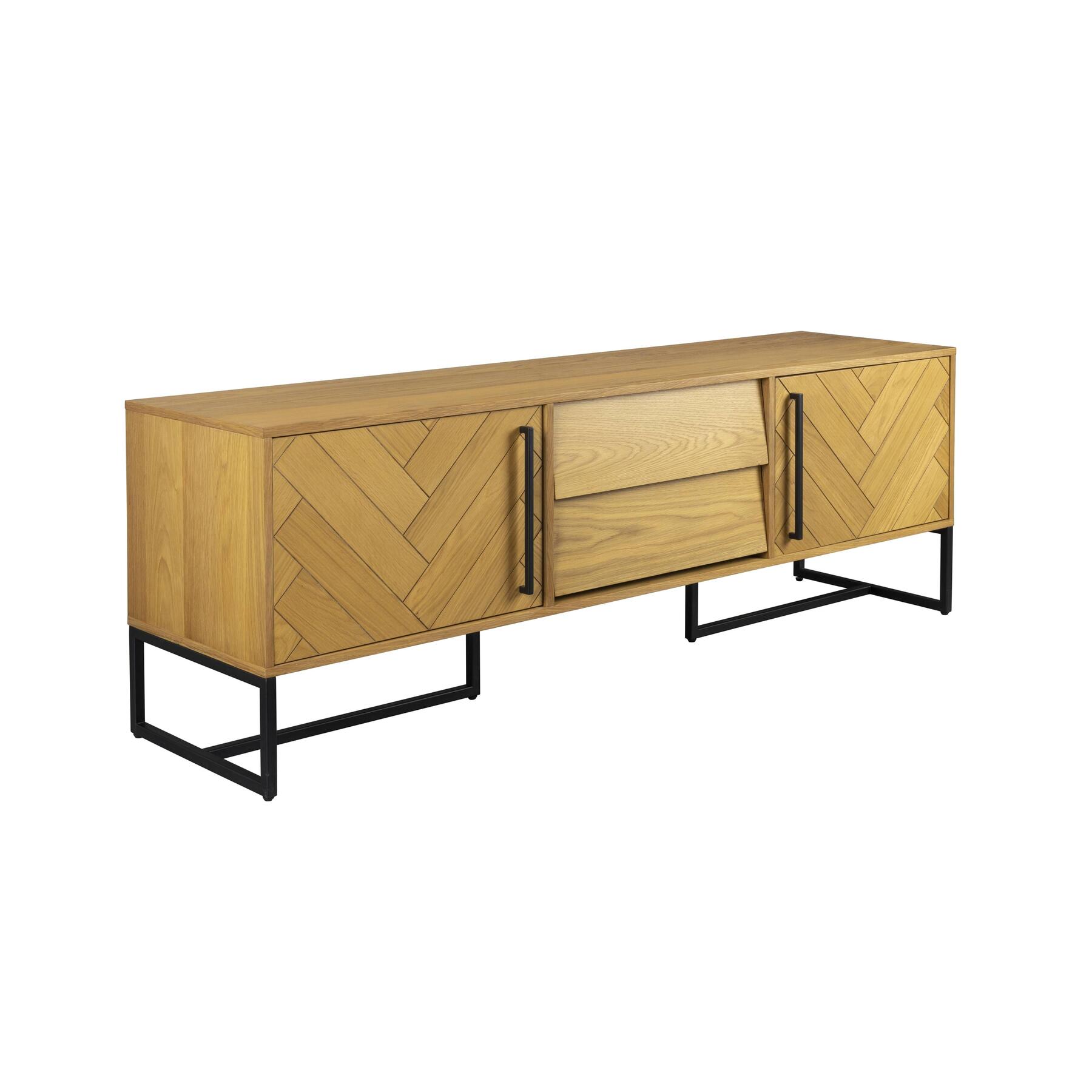 Dutchbone Class Dressoir Laag Eikenhout Bruin