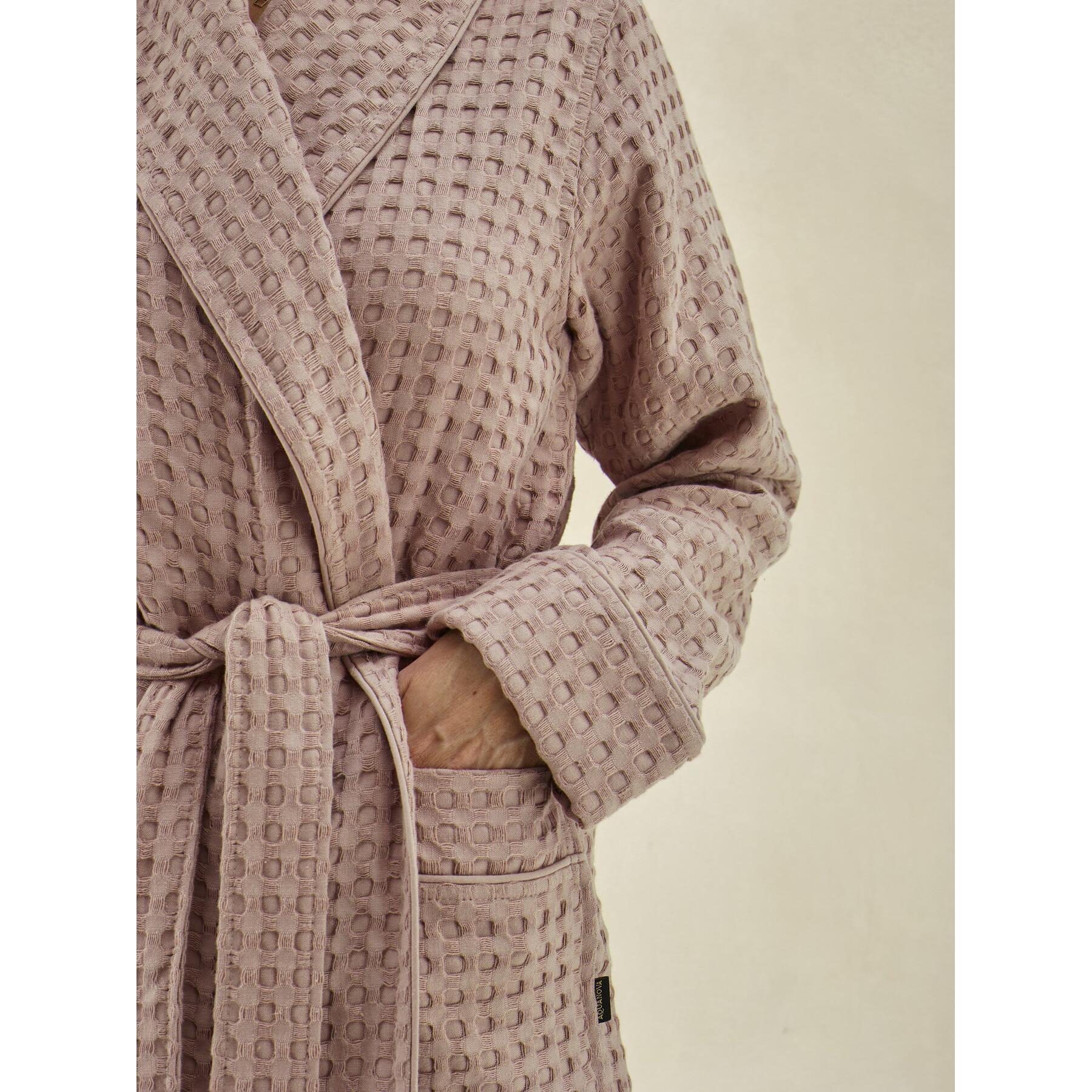 Viggo Badjas Nougat | Small | Beige | Roze | Katoen
