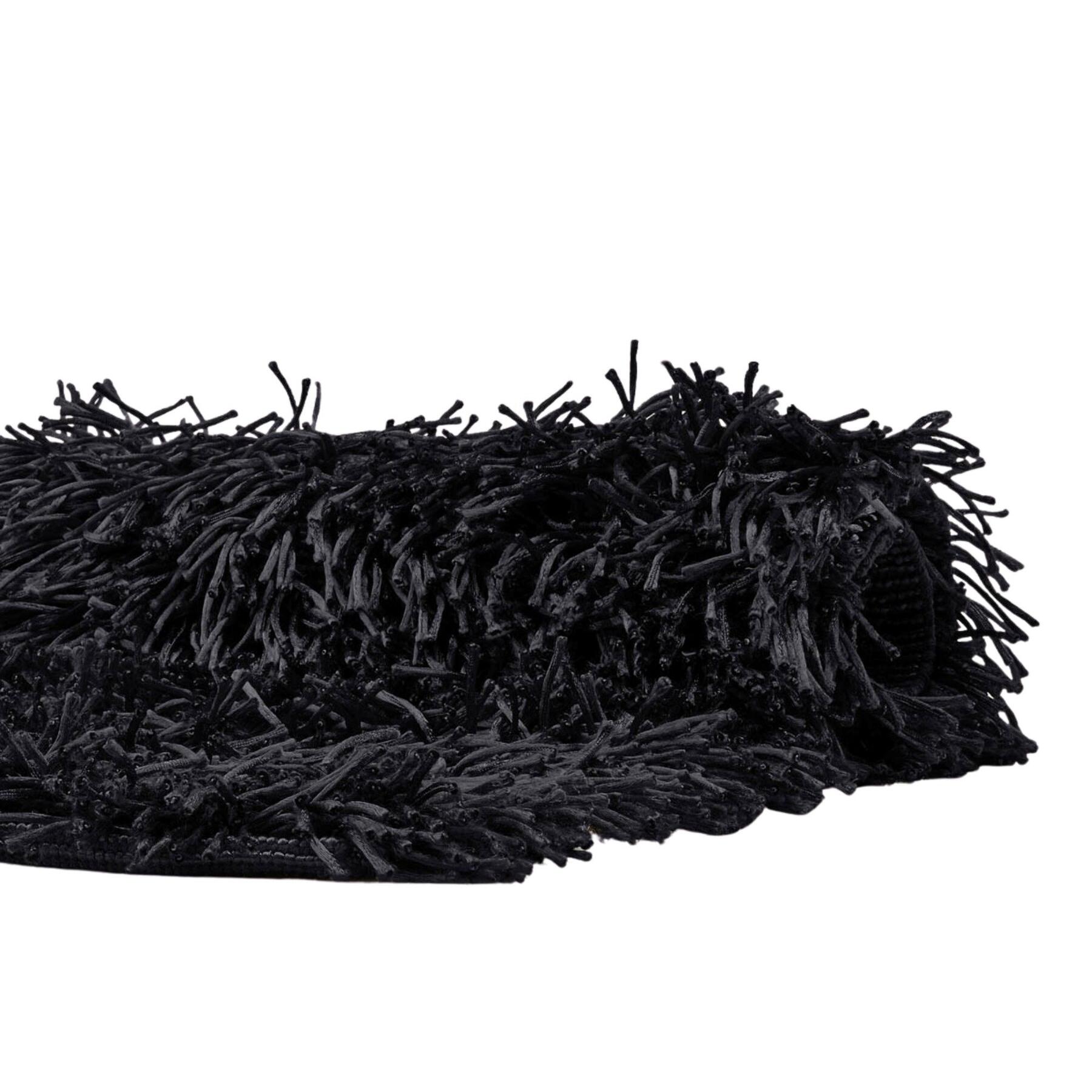 Kemen Badmat | 60x100 cm | Zwart | Polyester