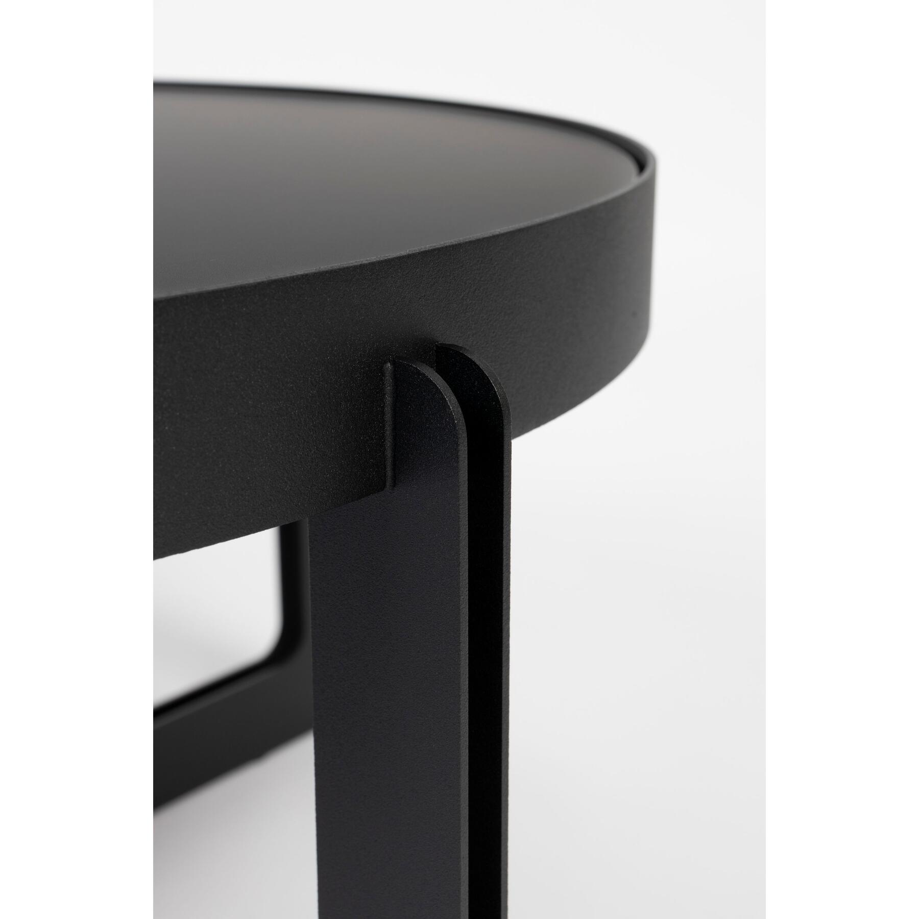 Zuiver Centre Salontafel Rond 68 cm Zwart
