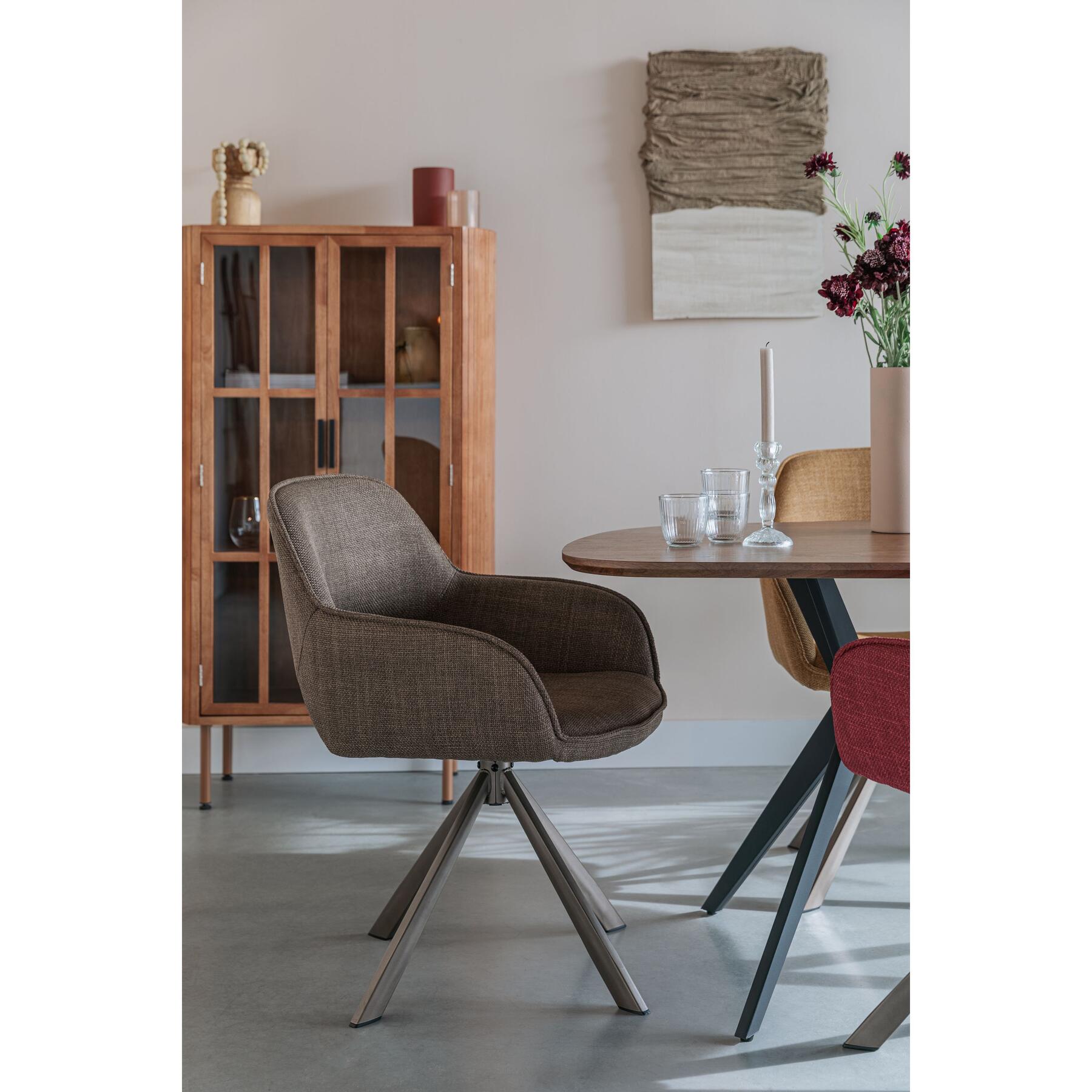 Housecraft Living Toye Eetkamerstoel Geel - Set van 2