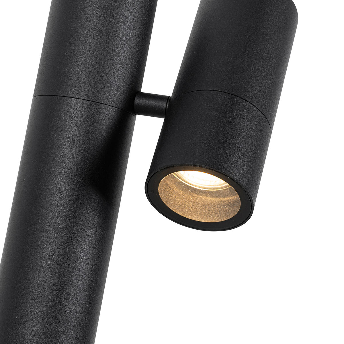 QAZQA Buitenlamp zwart met grondpin en kabelmof 50cm IP44 - Solo