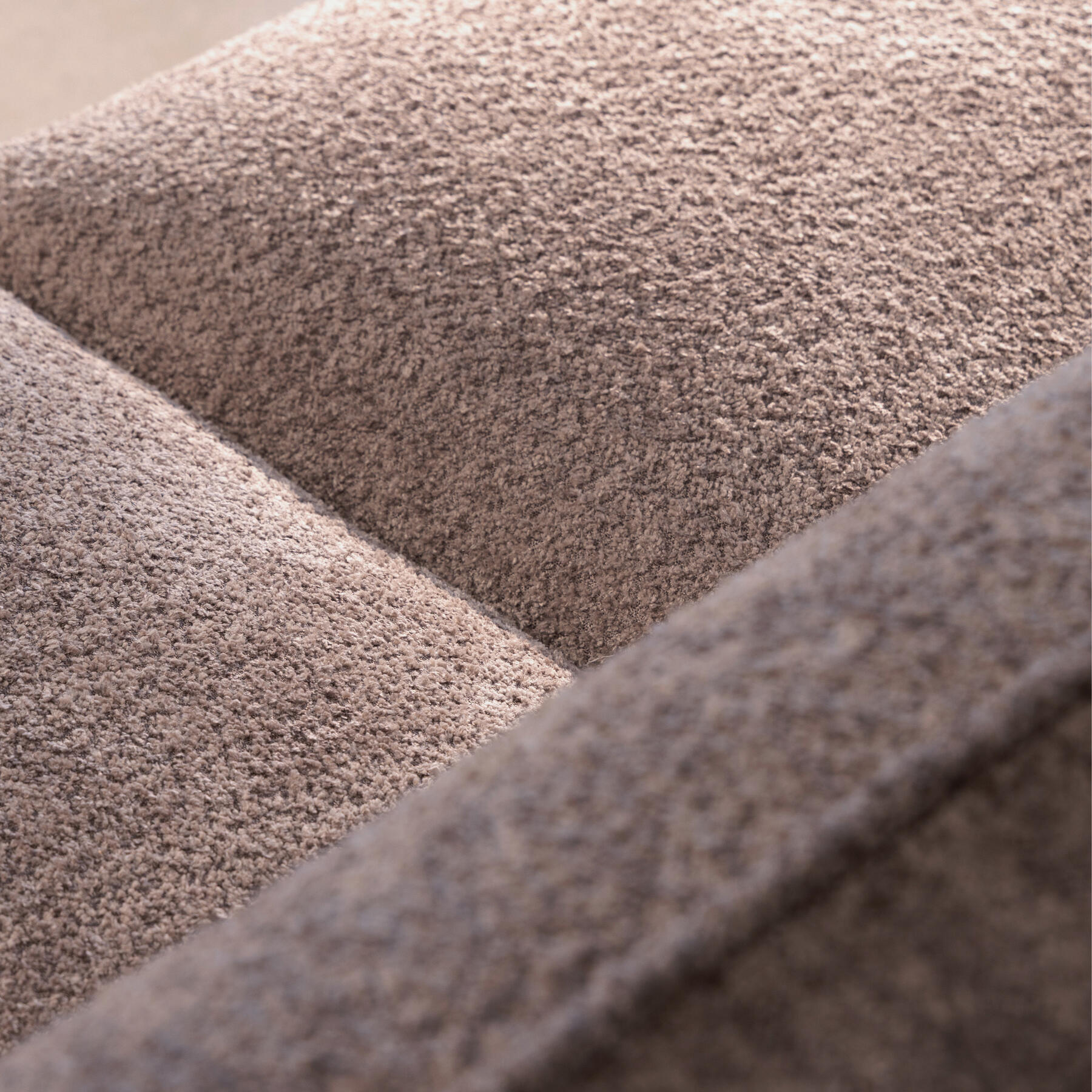 by fonQ Soft 3-zitsbank - Bouclé - Taupe