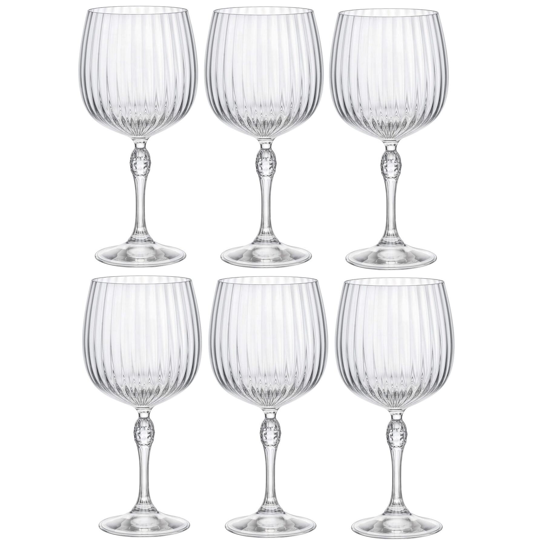Bormioli Rocco Gin Tonic Glazen America 20's - 740 ml - 6 stuks