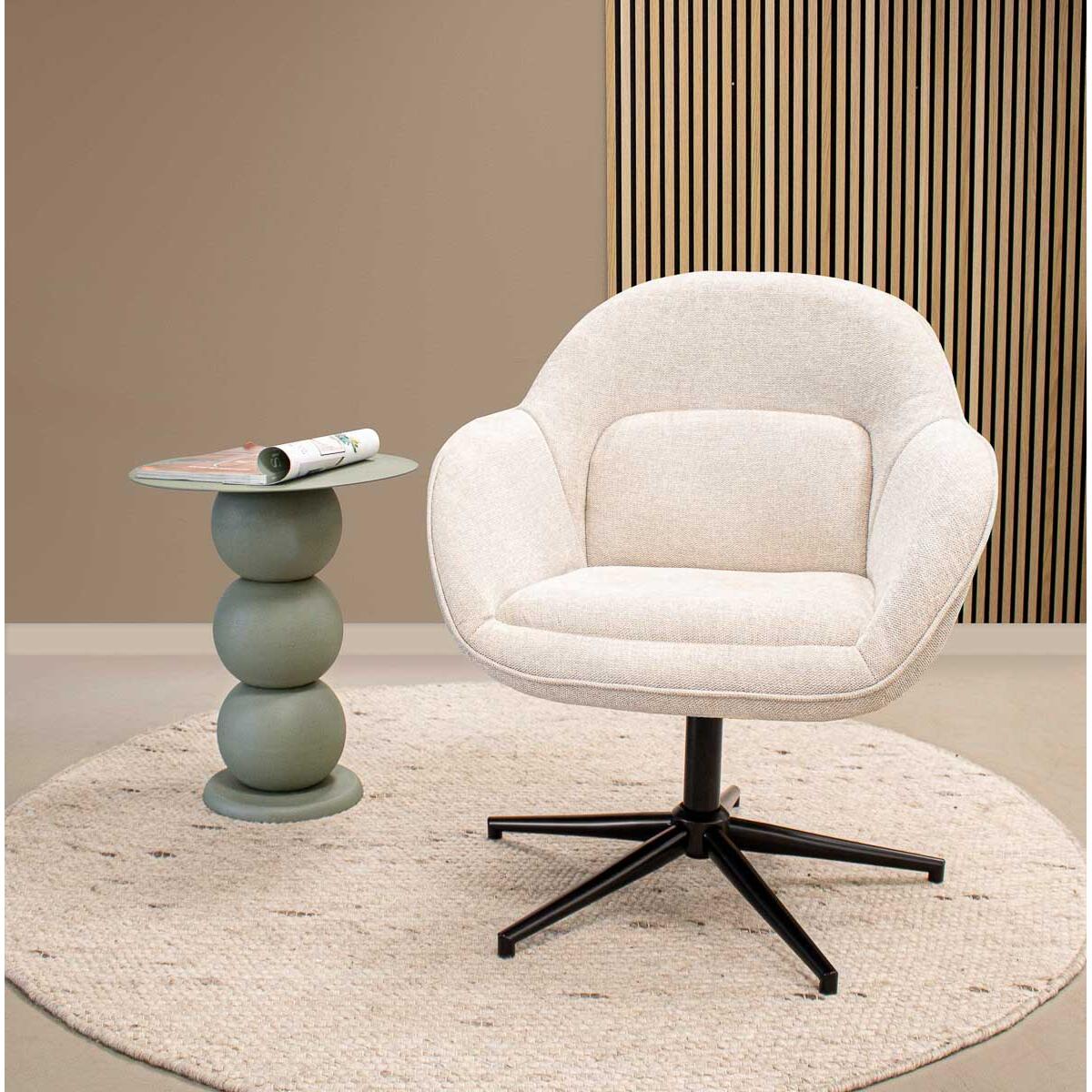 Kick draaifauteuil Lux - Champagne