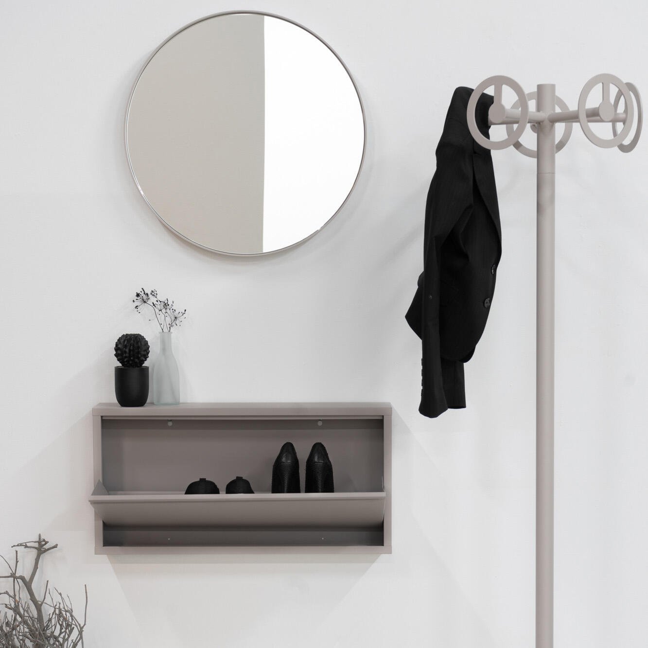 Spinder Design Billy 1 Schoenenkast - Silky Taupe