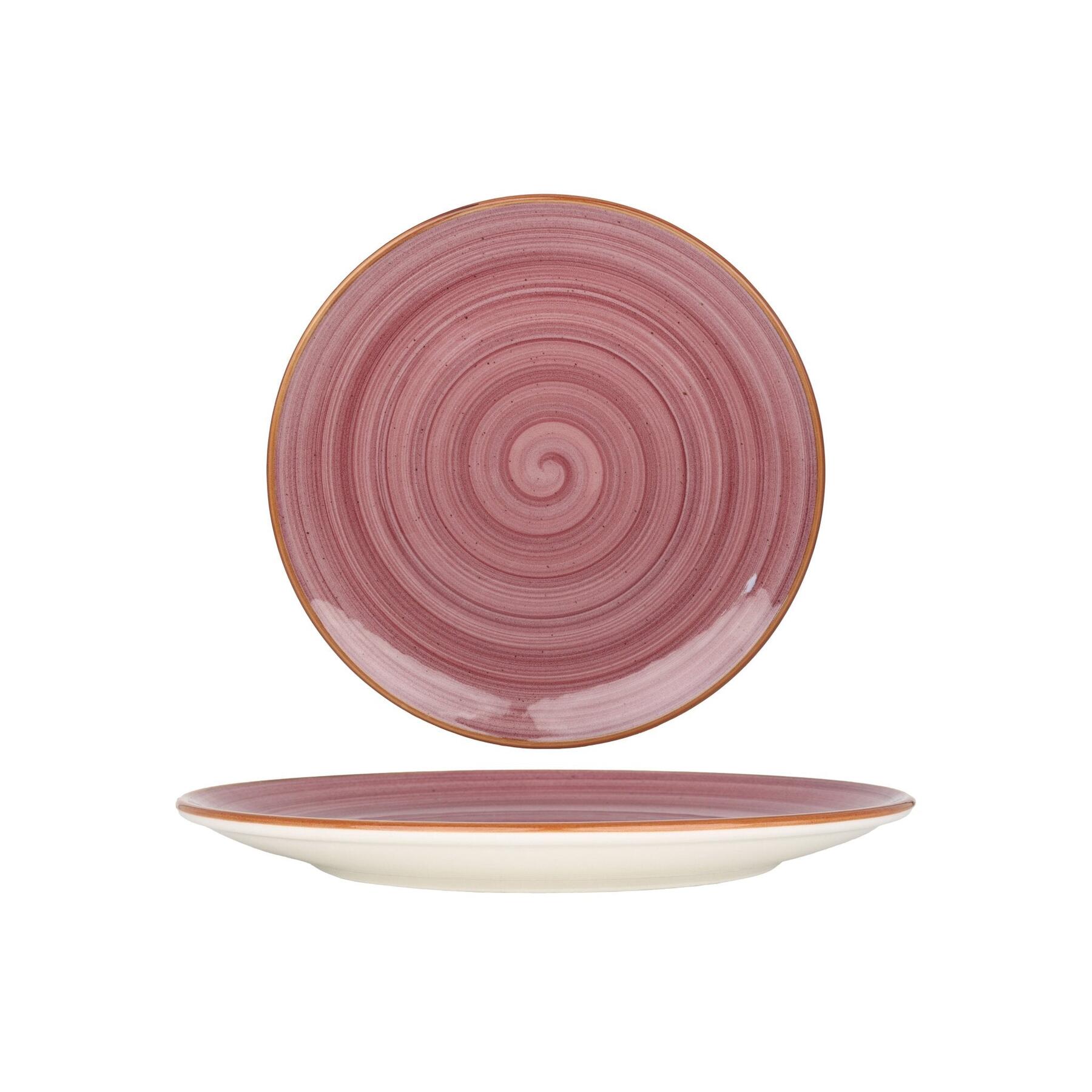 Bonna Dinerbord - Aura Blackberry - Porselein - 27 cm - set van 6