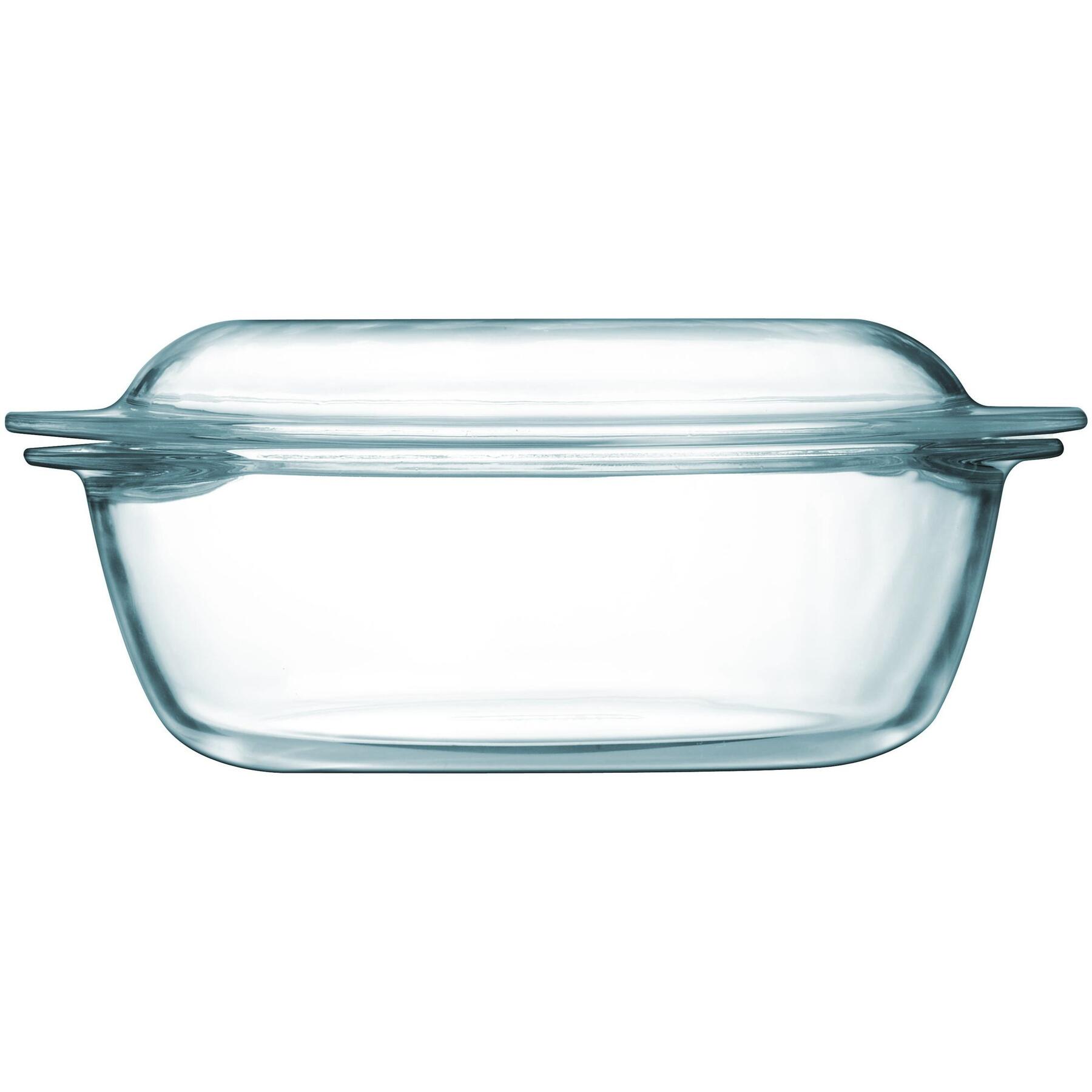 Pyrex - Schaal Rechthoek met Deksel, 6,5 liter - Pyrex | Essentials