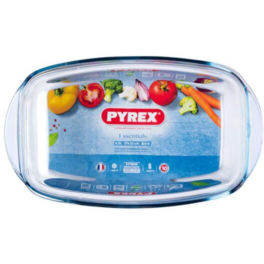 Pyrex - Schaal Rechthoek met Deksel, 6,5 liter - Pyrex | Essentials