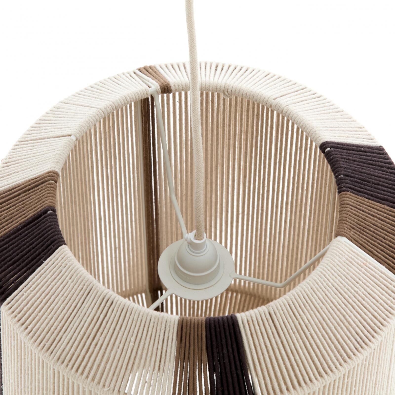Light & Living Hanglamp Kozana - Crème - Ø36cm