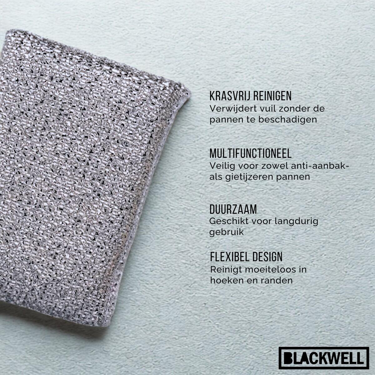 Blackwell Pannensponsje Zilver