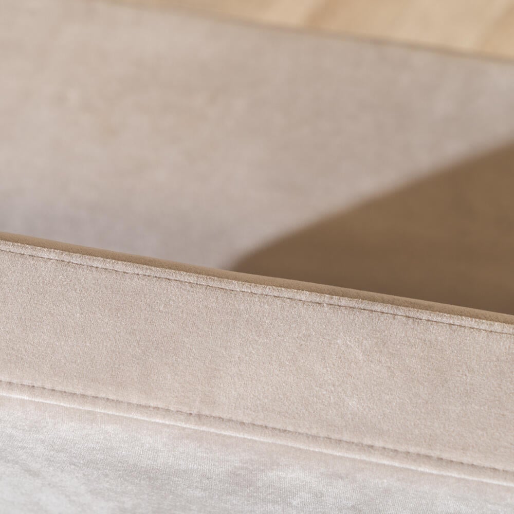 Bronx71 Velvet eetkamerbank Espen taupe 190 cm