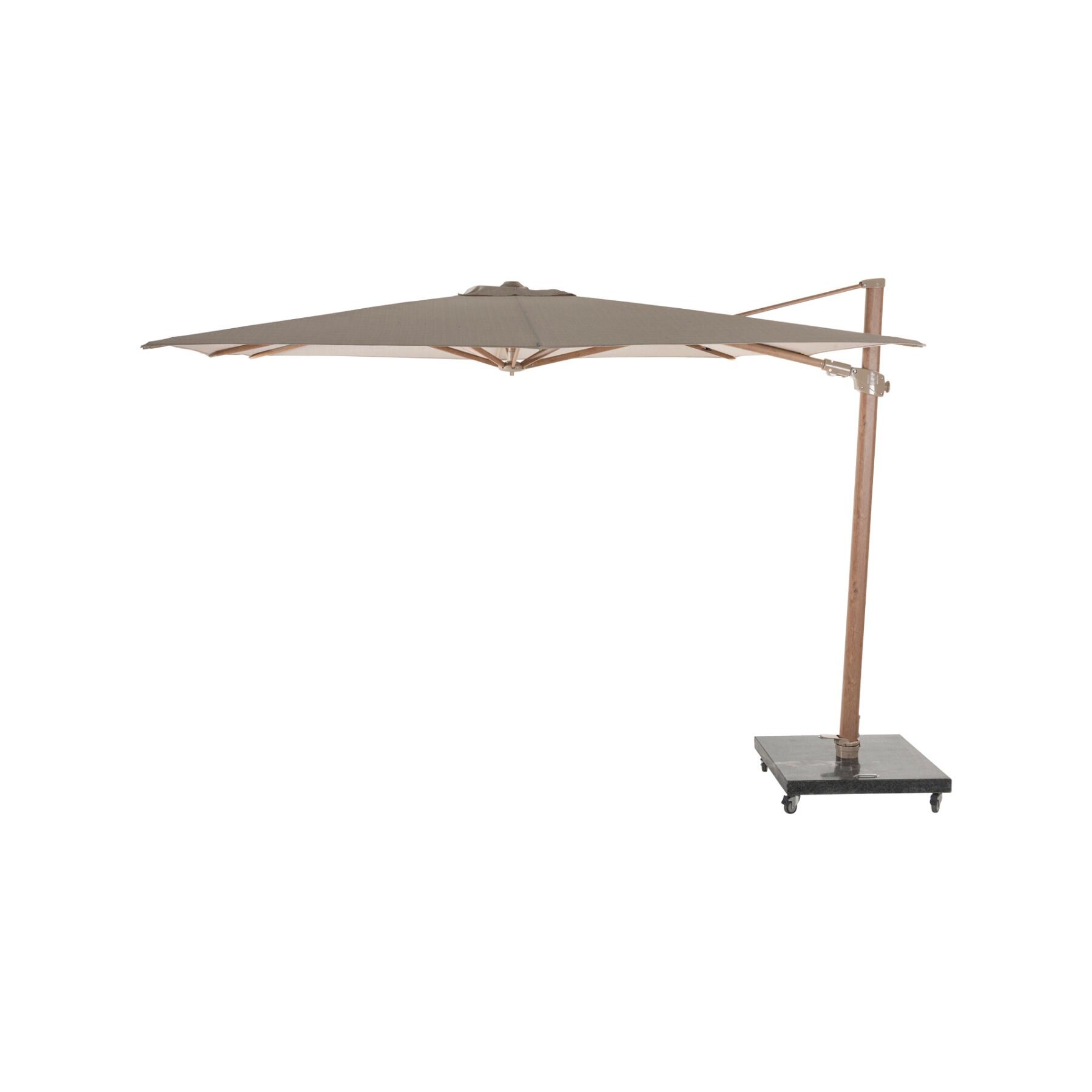 4-Seasons zweefparasol Siesta 300 x 300 cm - Woodlook|Sand