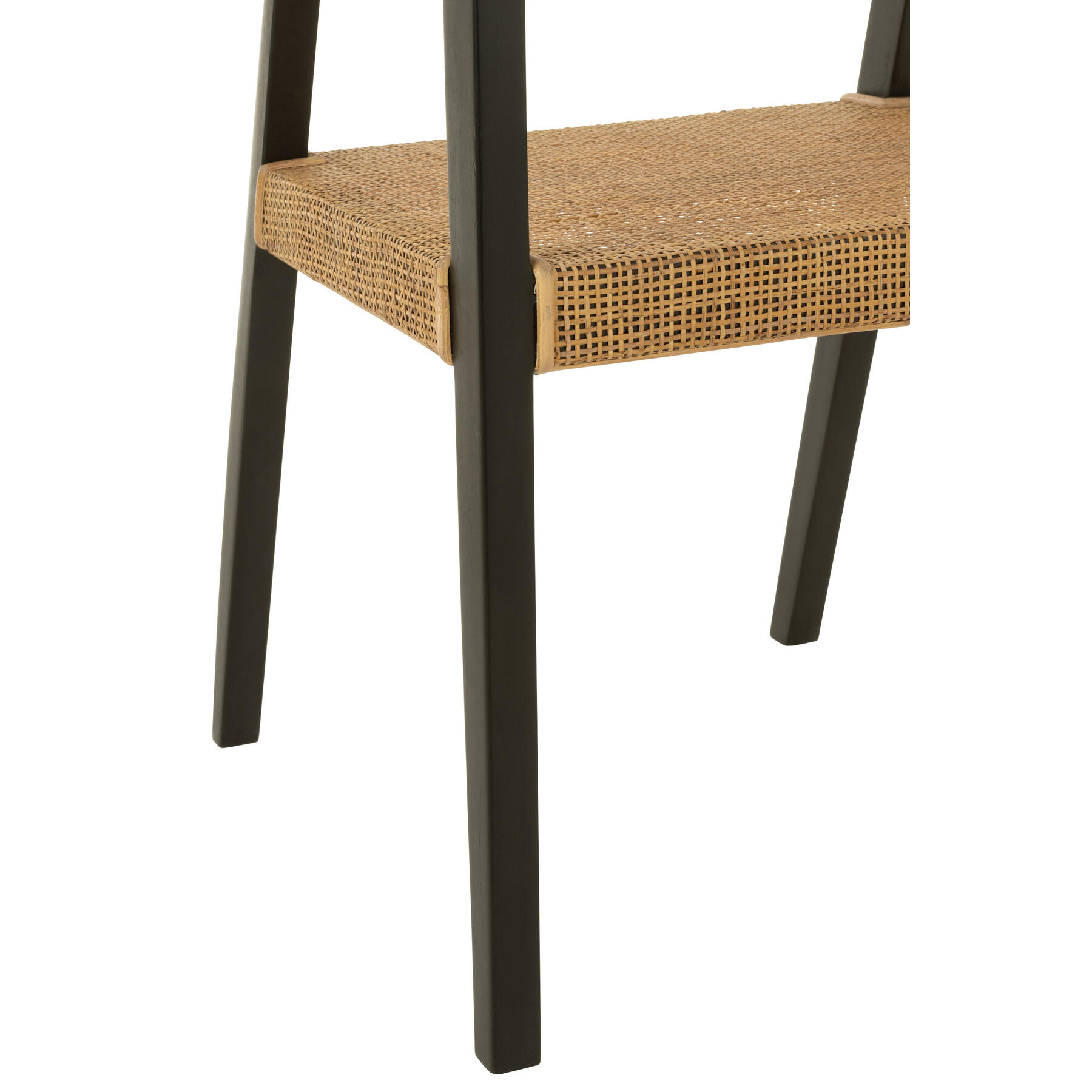 J-Line stoel Emma - hout - zwart|bruin