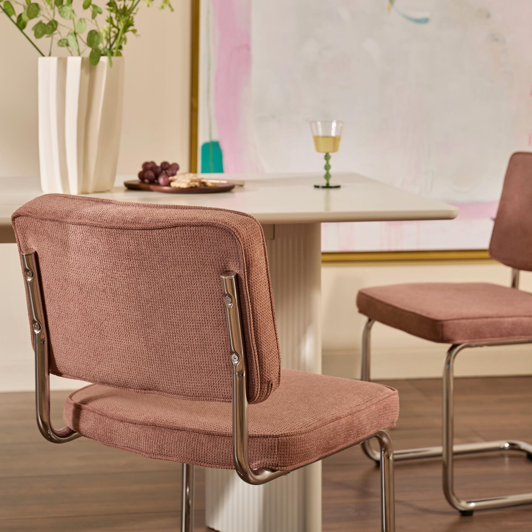 by fonQ Edge Eetkamerstoel - Blush