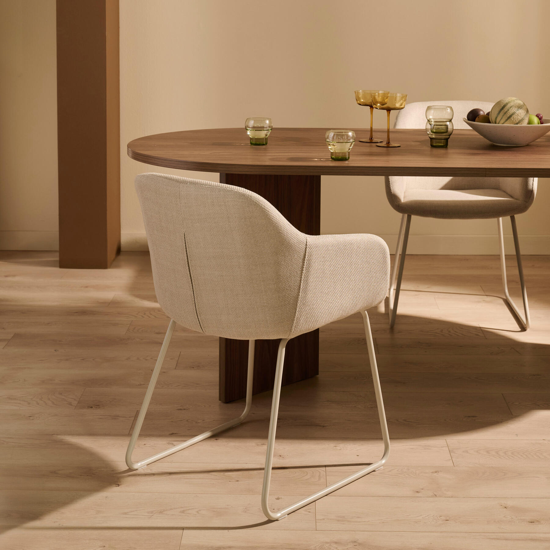 by fonQ Apollo Eetkamerstoel - Melange - Beige