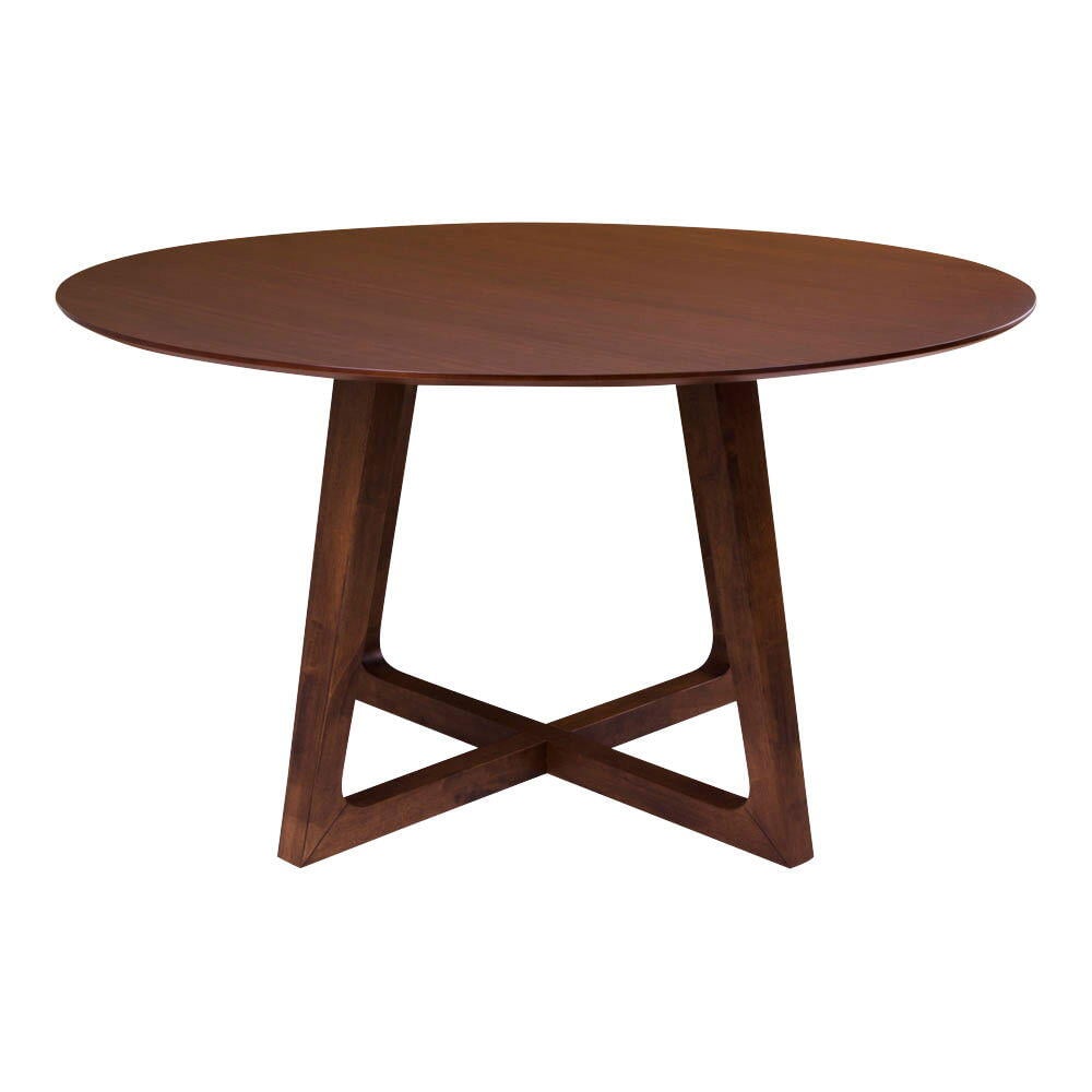 House Nordic Hellerup Ronde Eettafel Walnoot Ø137 cm