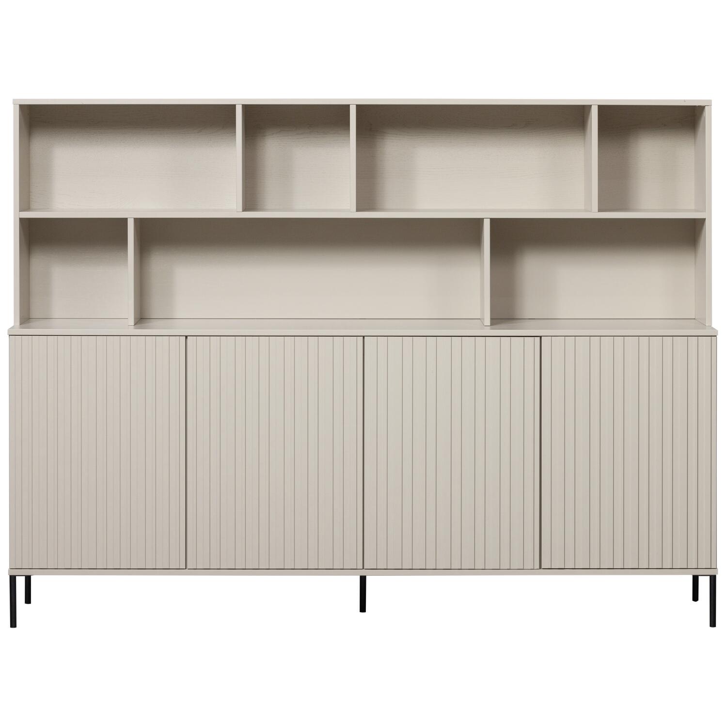 WOOOD New Gravure Wandkast - Grenen - Dust - 150x200x44