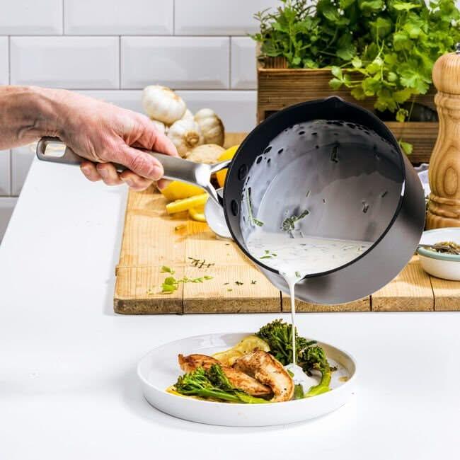 GreenPan Copenhagen sauspan met 2 schenktuiten 16cm|1.6L