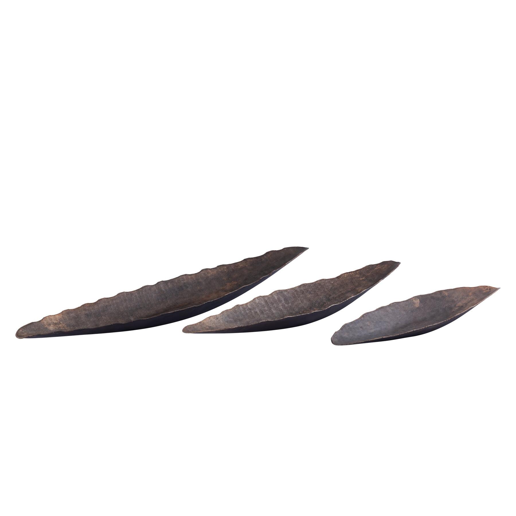 PTMD Semin Schaal - 57x15x5 cm - Aluminium - Koper