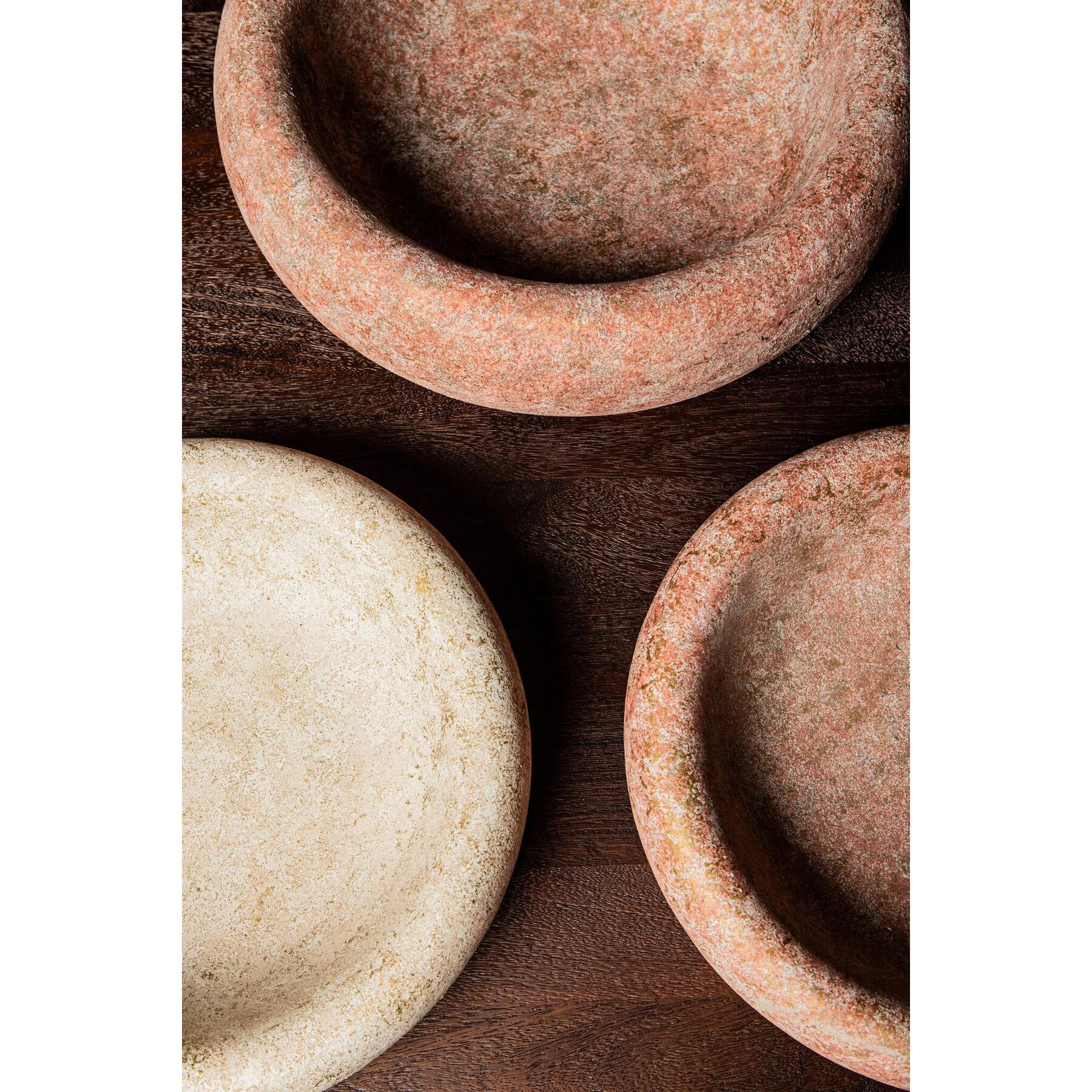 PTMD Aly Red cement round bowl big