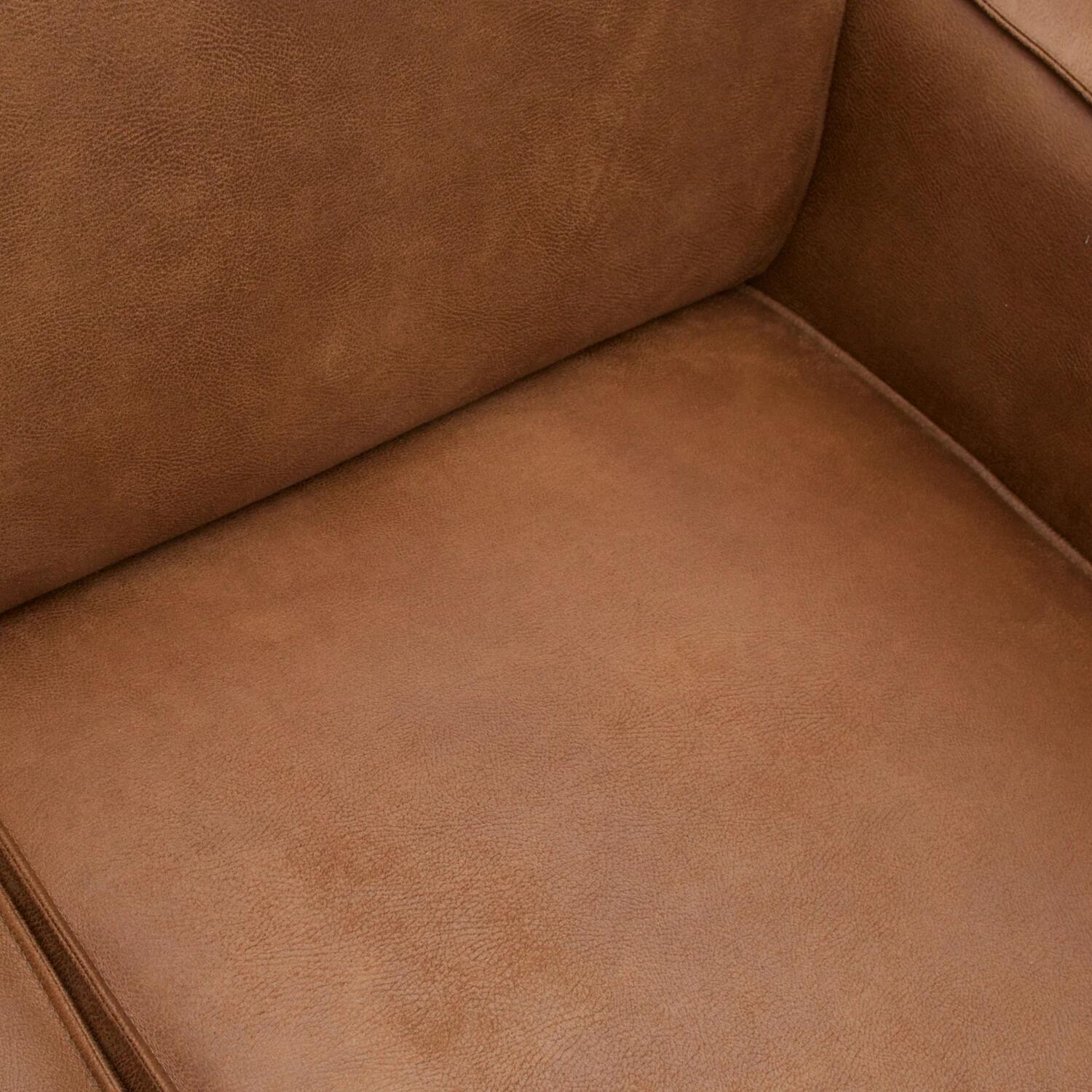 BePureHome Statement Hoekbank Links - Eco-leder - Cognac