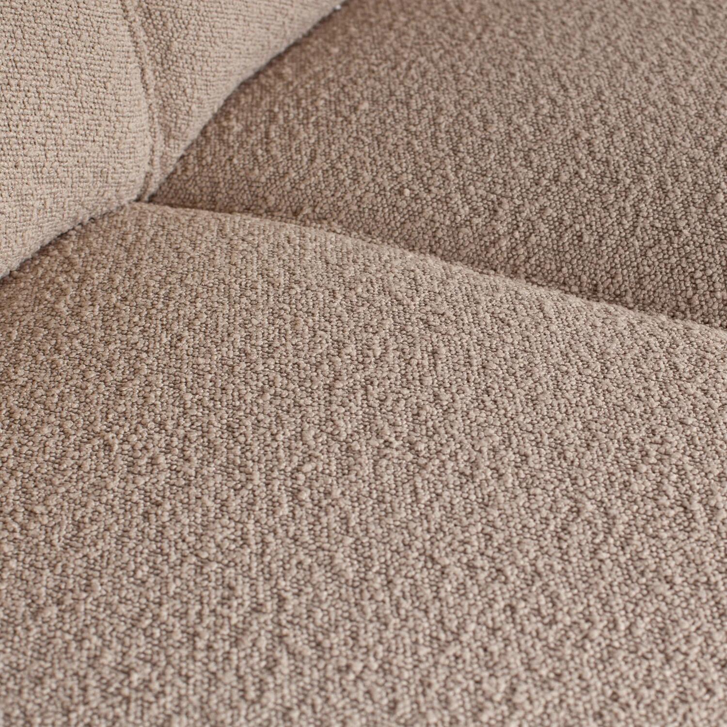 BePureHome Statement Hoekbank Links - Bouclé - Beige