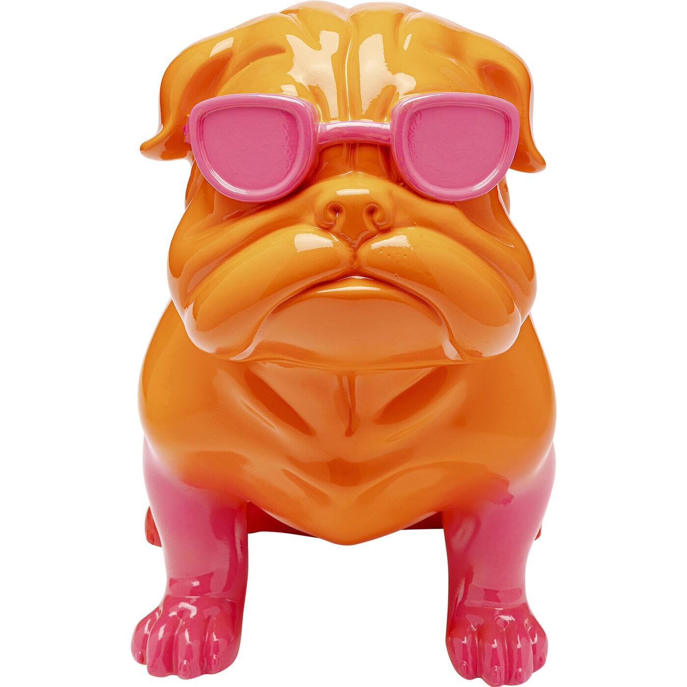 Kare Decofiguur Fashion Dog Pink 37cm