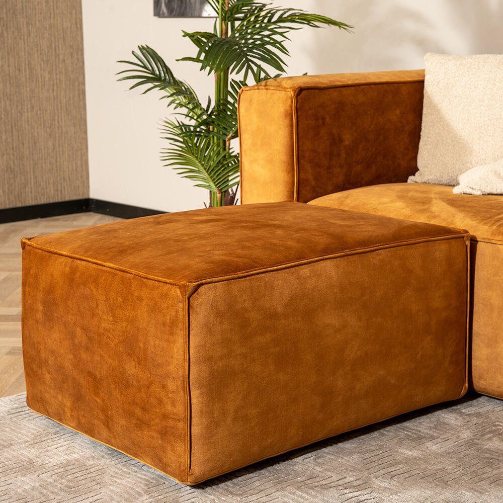Bronx71 Hocker Memphis velvet groen