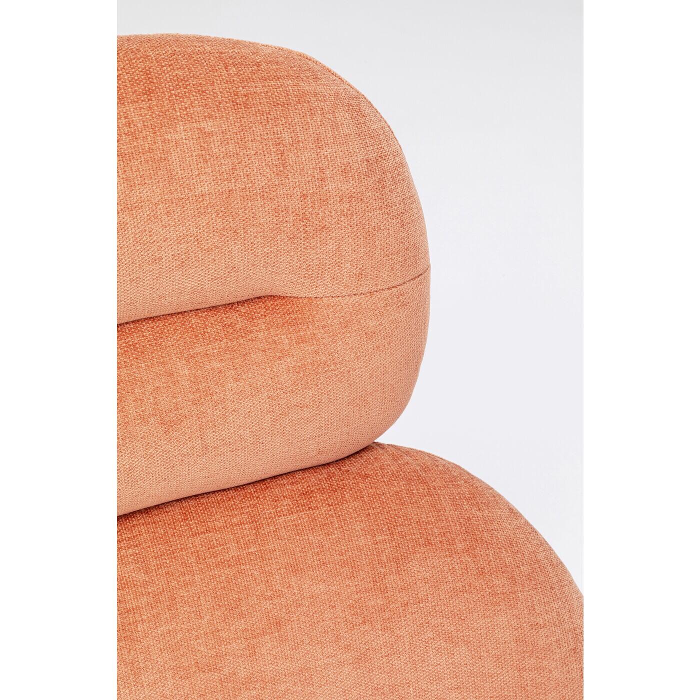 Kare Design Elodie Fauteuil oranje