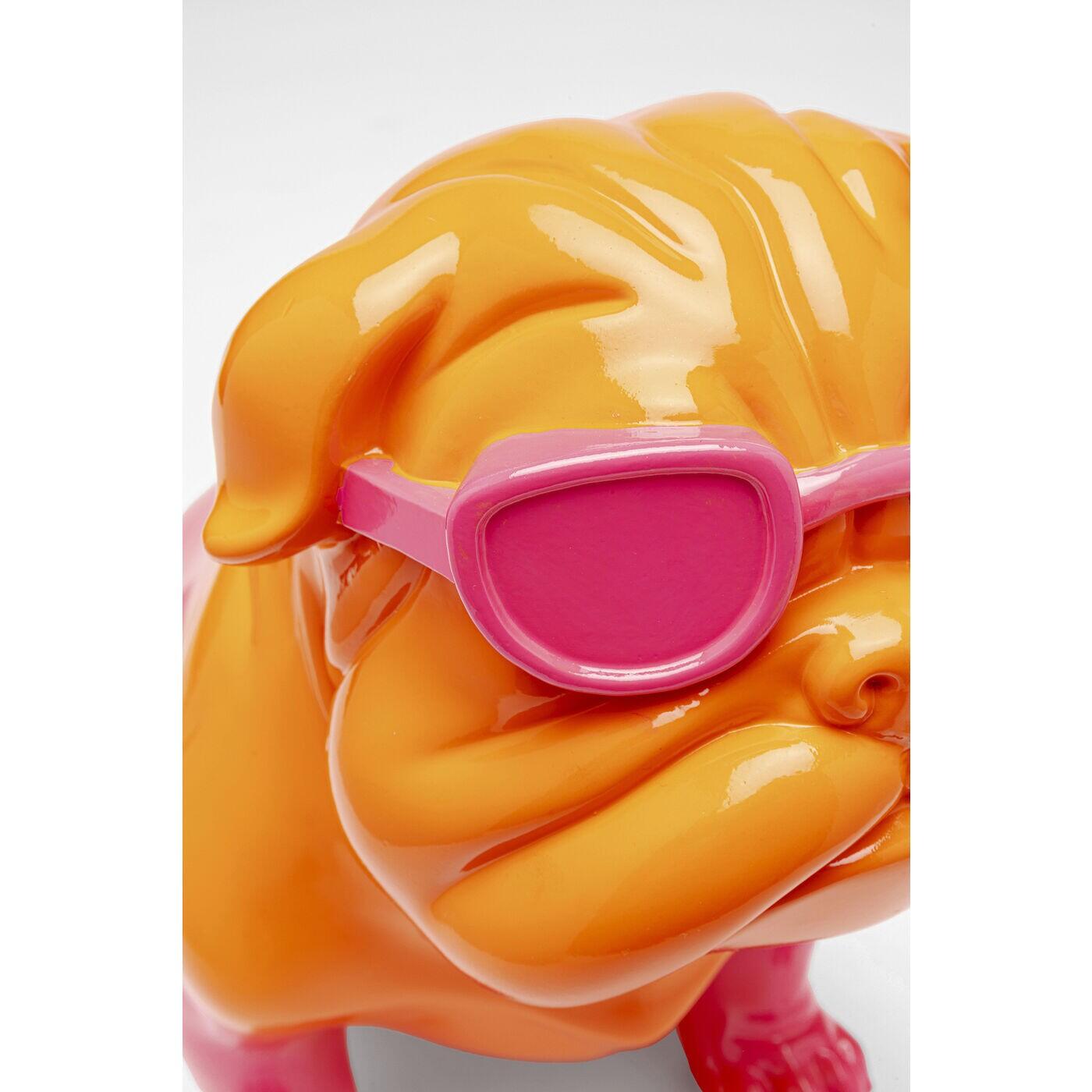 Kare Decofiguur Fashion Dog Pink 37cm