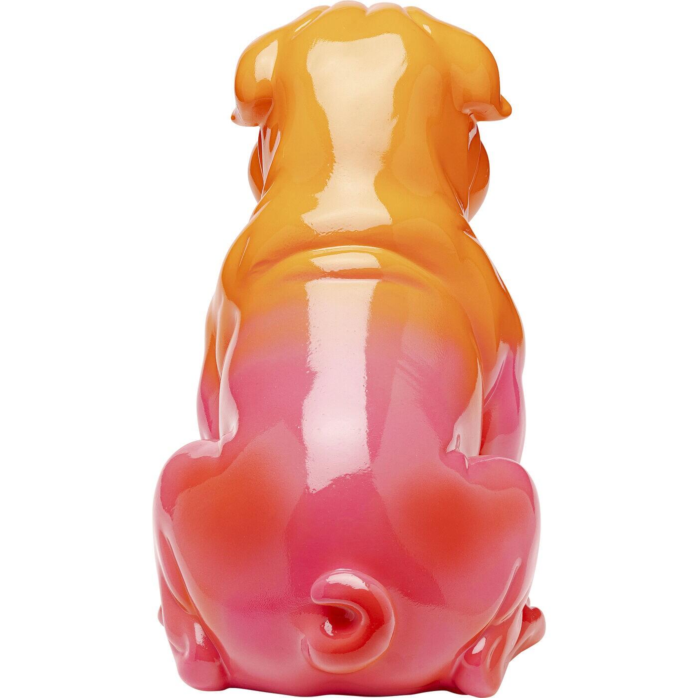 Kare Decofiguur Fashion Dog Pink 37cm