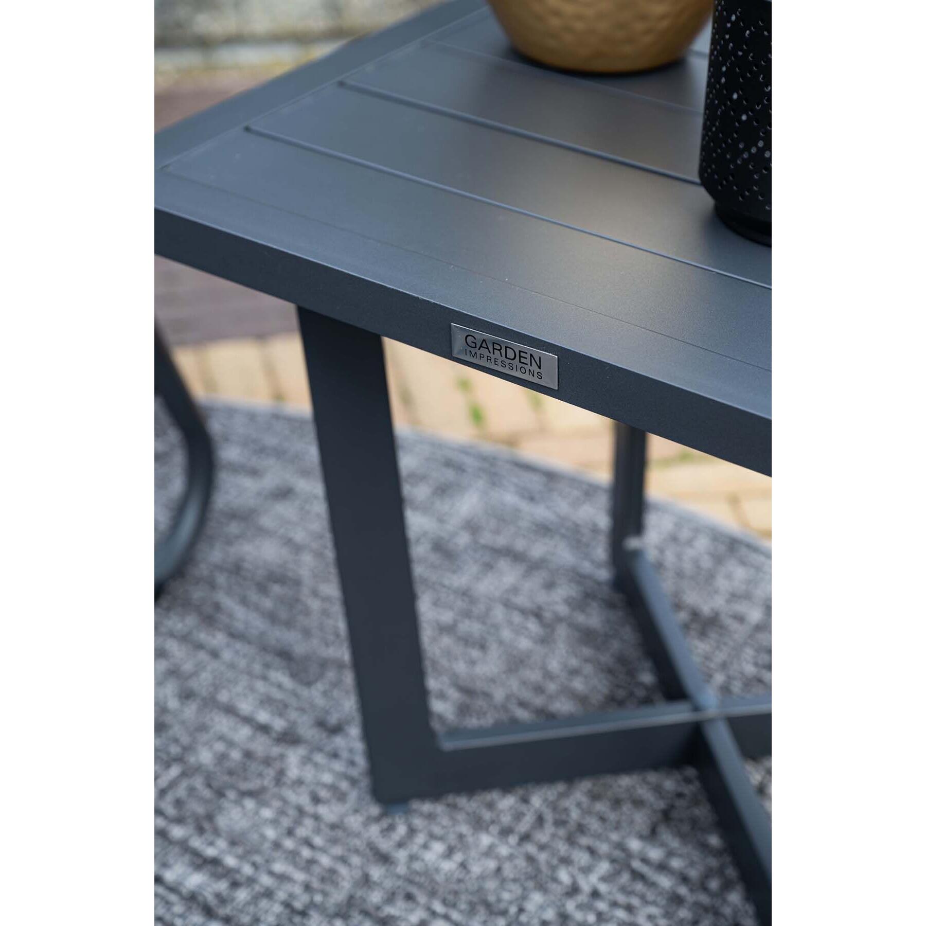 Ivy bijzettafel - 47,5x47,5xH42 cm - carbon black