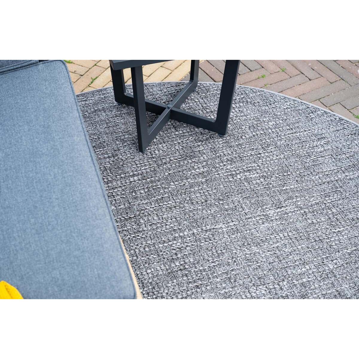 Ivy bijzettafel - 47,5x47,5xH42 cm - carbon black