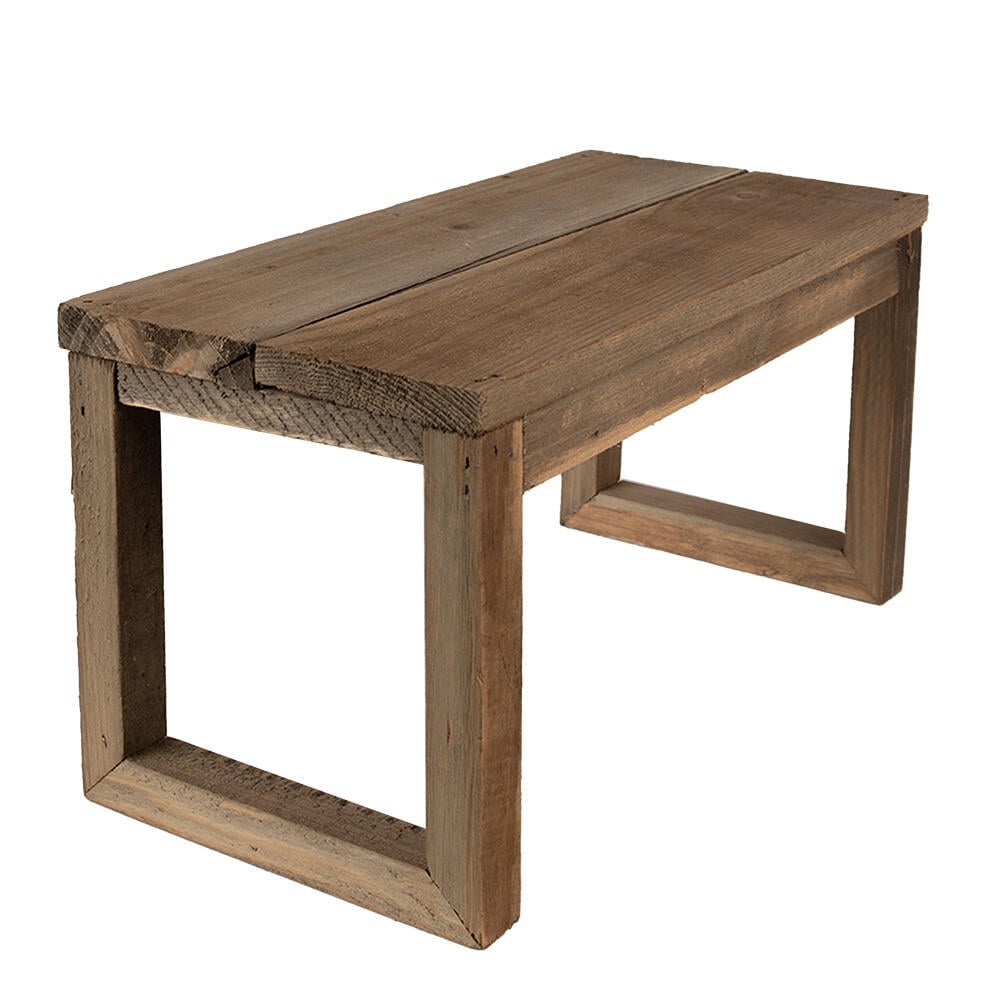 Clayre & Eef Plantentafeltje 38x18x19 cm Bruin Hout