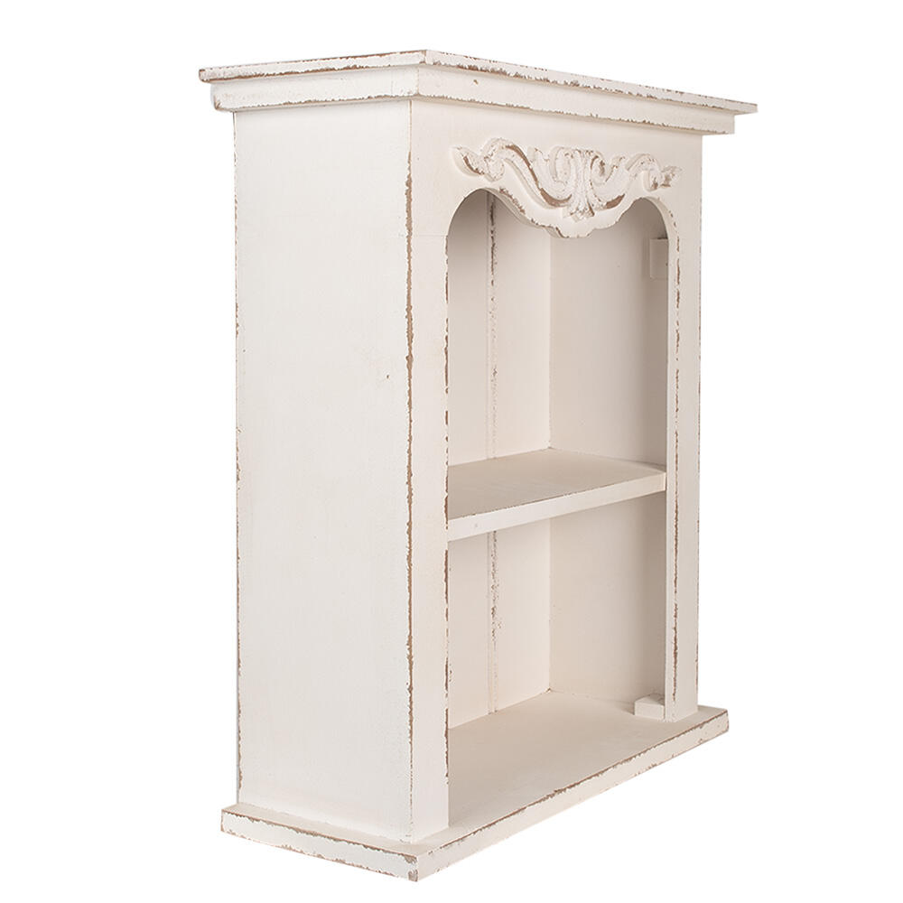 Clayre & Eef Wandrek 51x20x56 cm Wit MDF