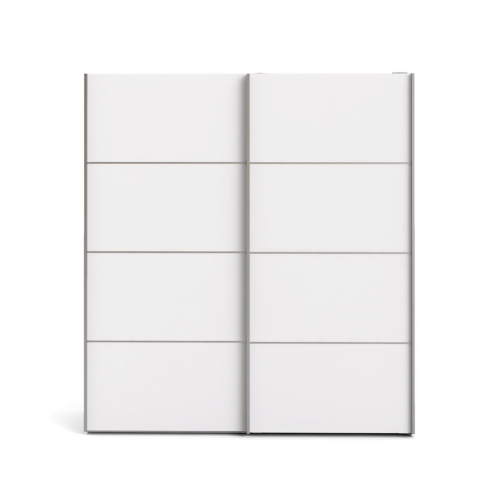 FonQ Hioshop Veto Schuifdeurkast 2 deuren breed 183 cm eiken decor, wit. aanbieding