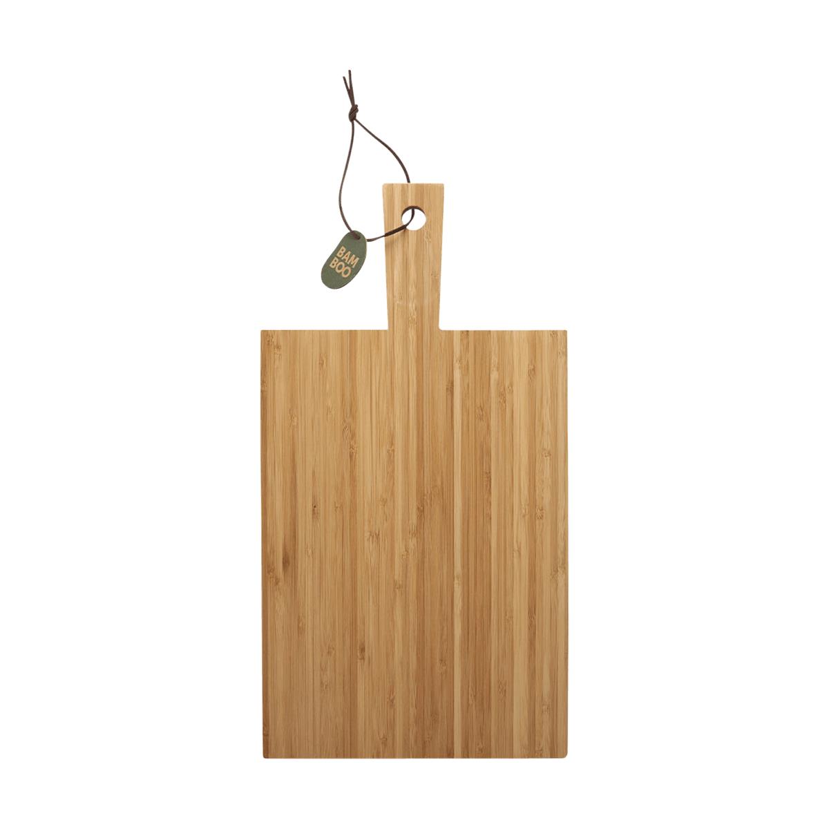 FonQ Lisomme Dille houten serveerplank bamboe - 47 x 25 cm aanbieding