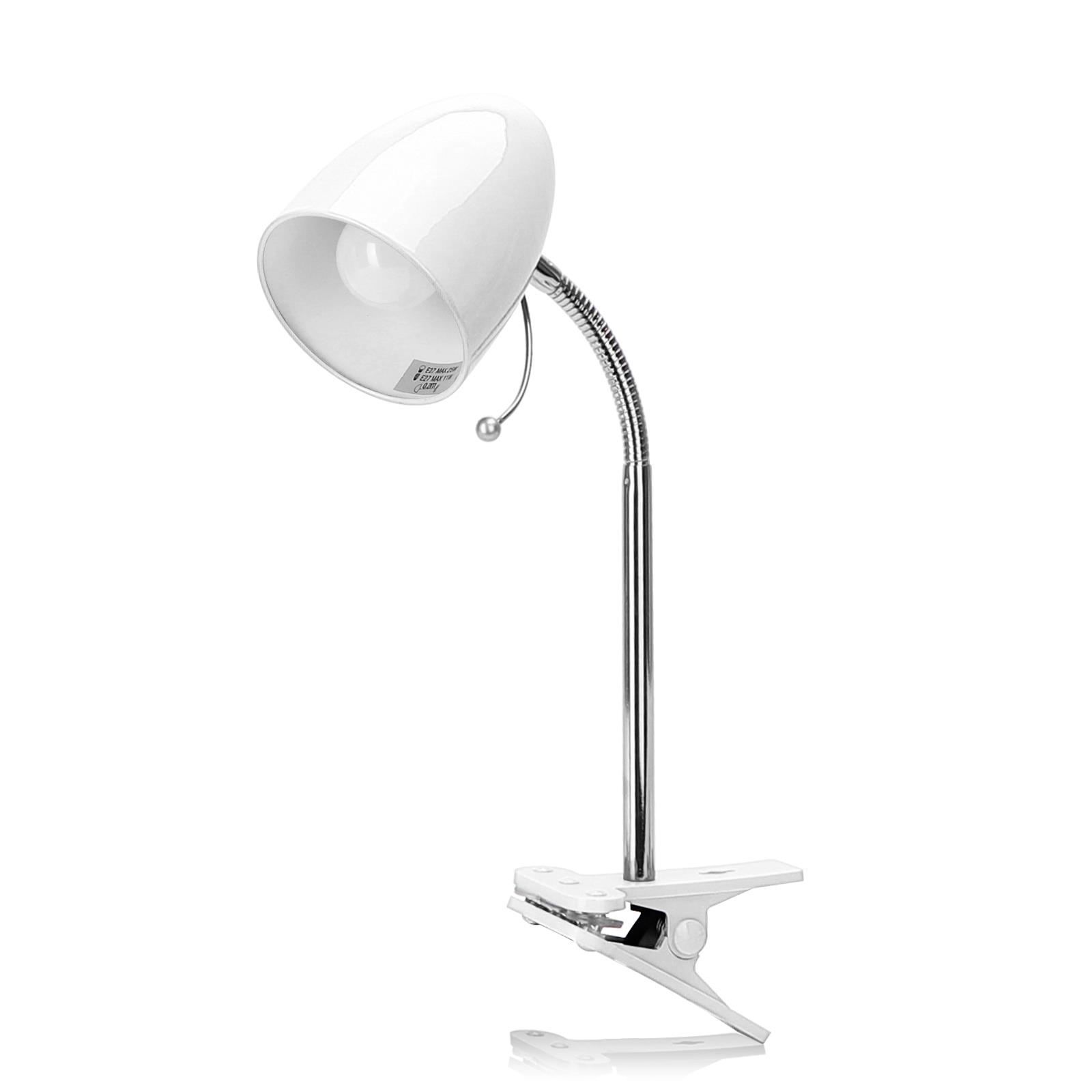 virtueel voordeel Bedenken Aigostar LED klemlamp-E27-bureaulamp met klem-Wit-Excl. lampje kopen? Shop  bij fonQ.be!